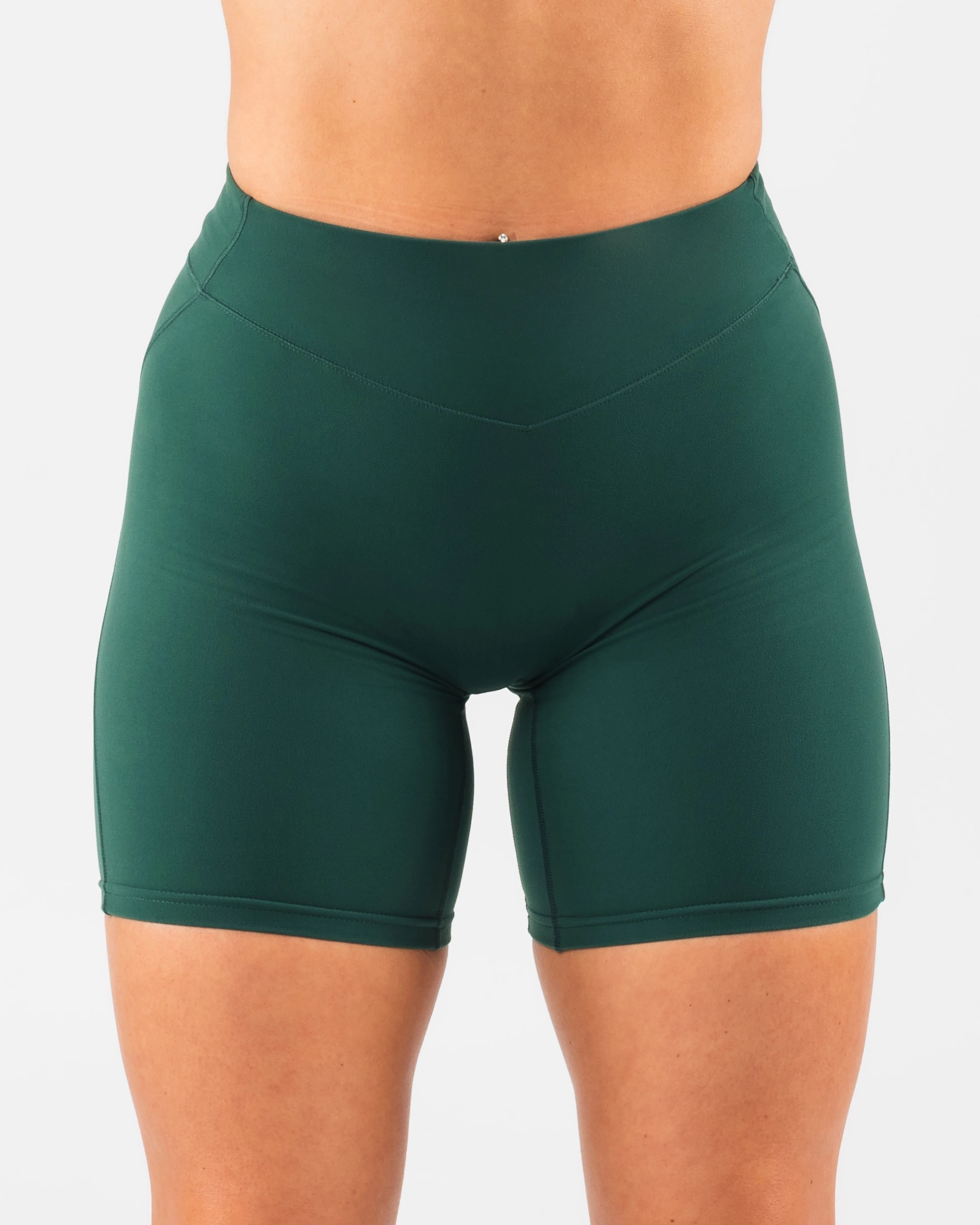 Everyday Core Mid Rise Biker Short - Blade sold by Alphalete