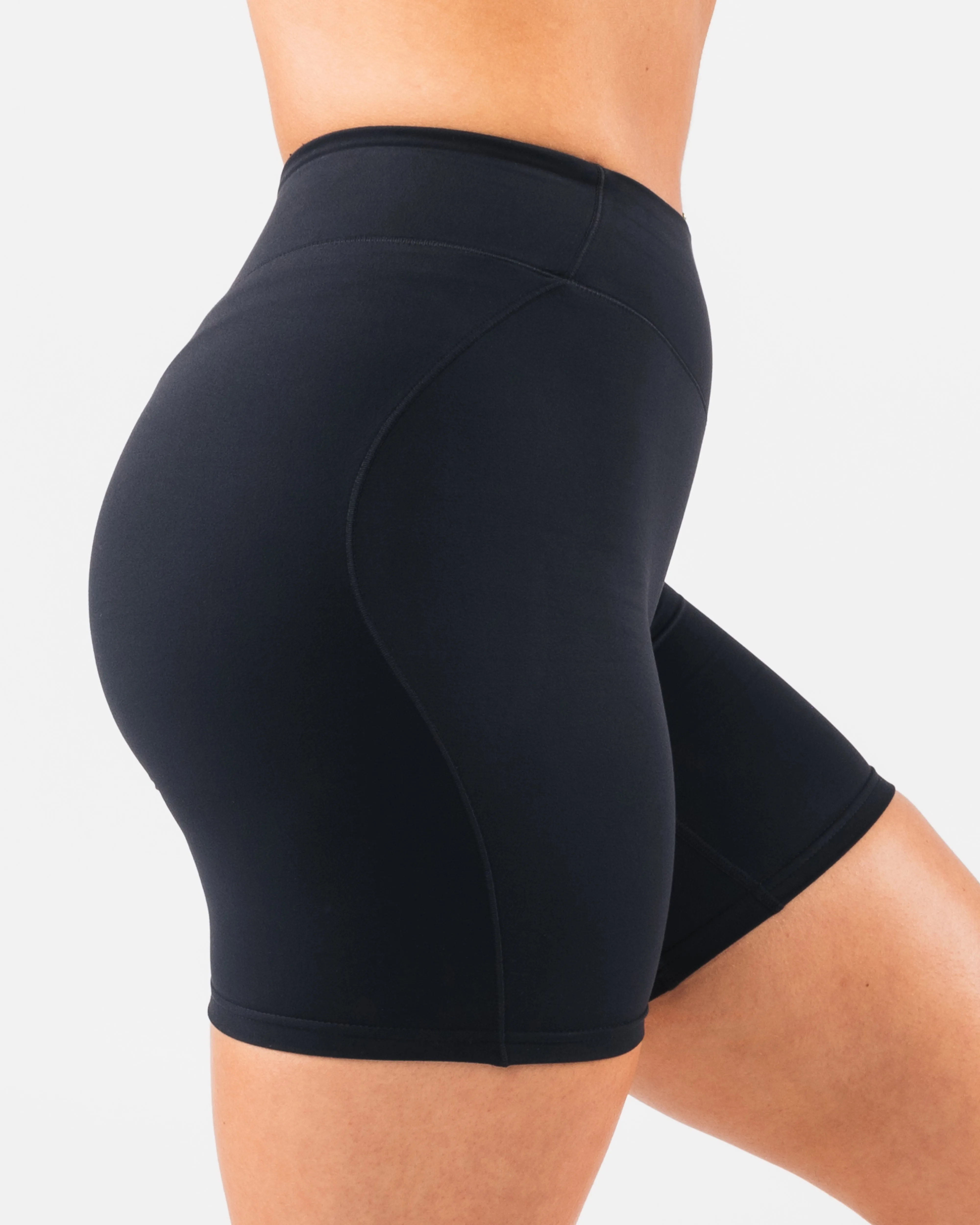 Everyday Core Mid Rise Biker Short - Black sold by Alphalete product image thumbnail 3