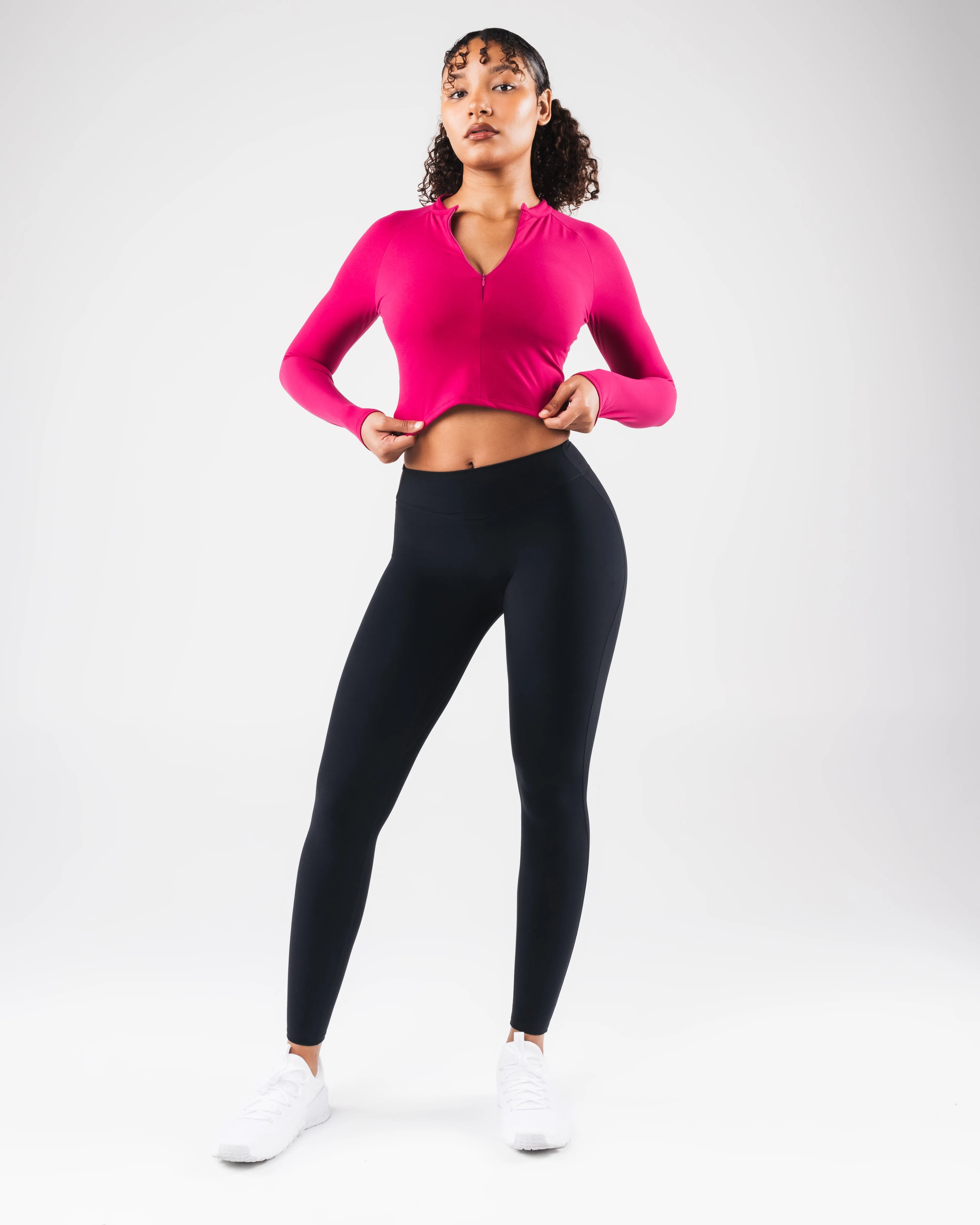 KDM LS Zip Bra - Berry sold by Alphalete product image thumbnail 2