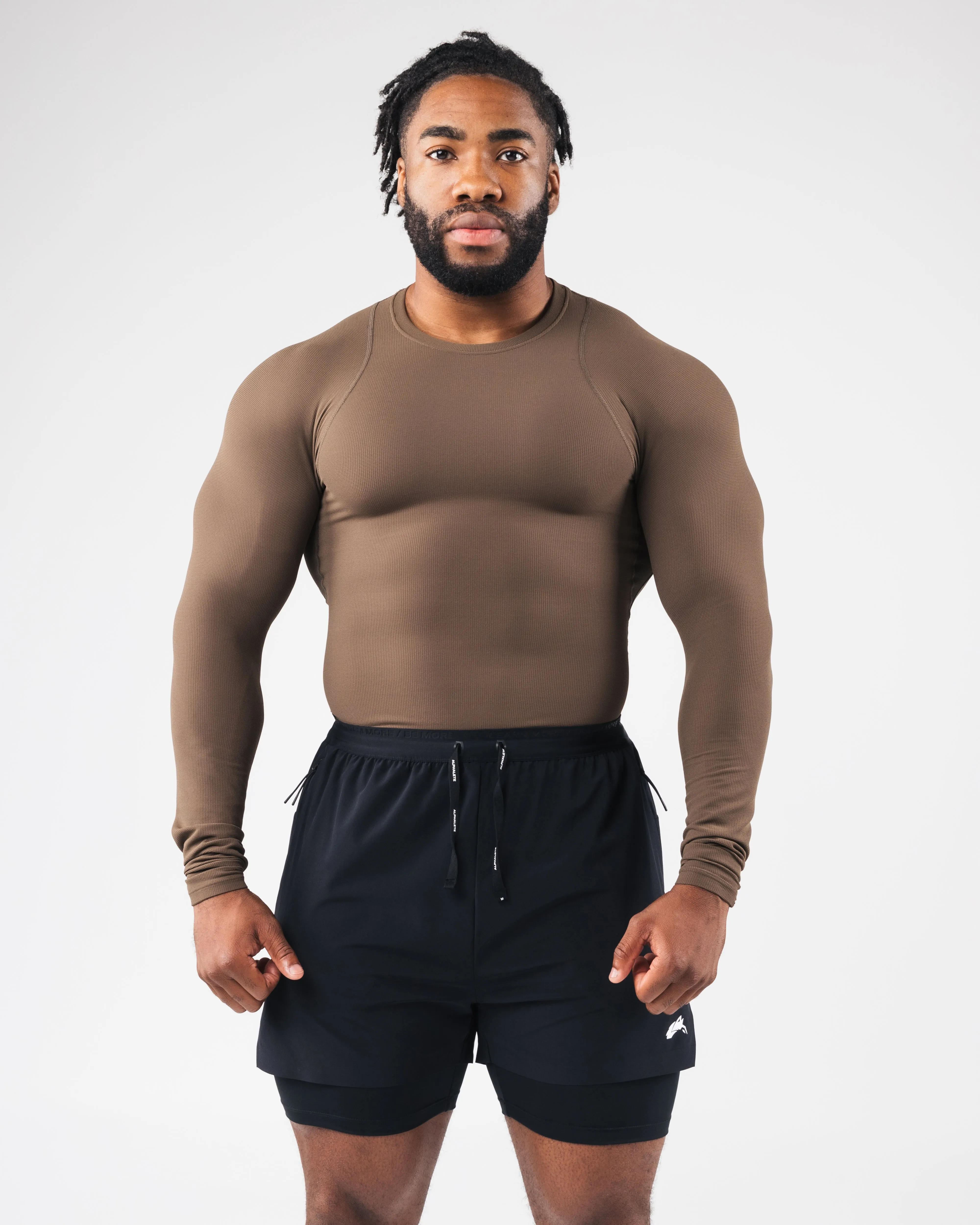 Power Long Sleeve - Carob sold by Alphalete