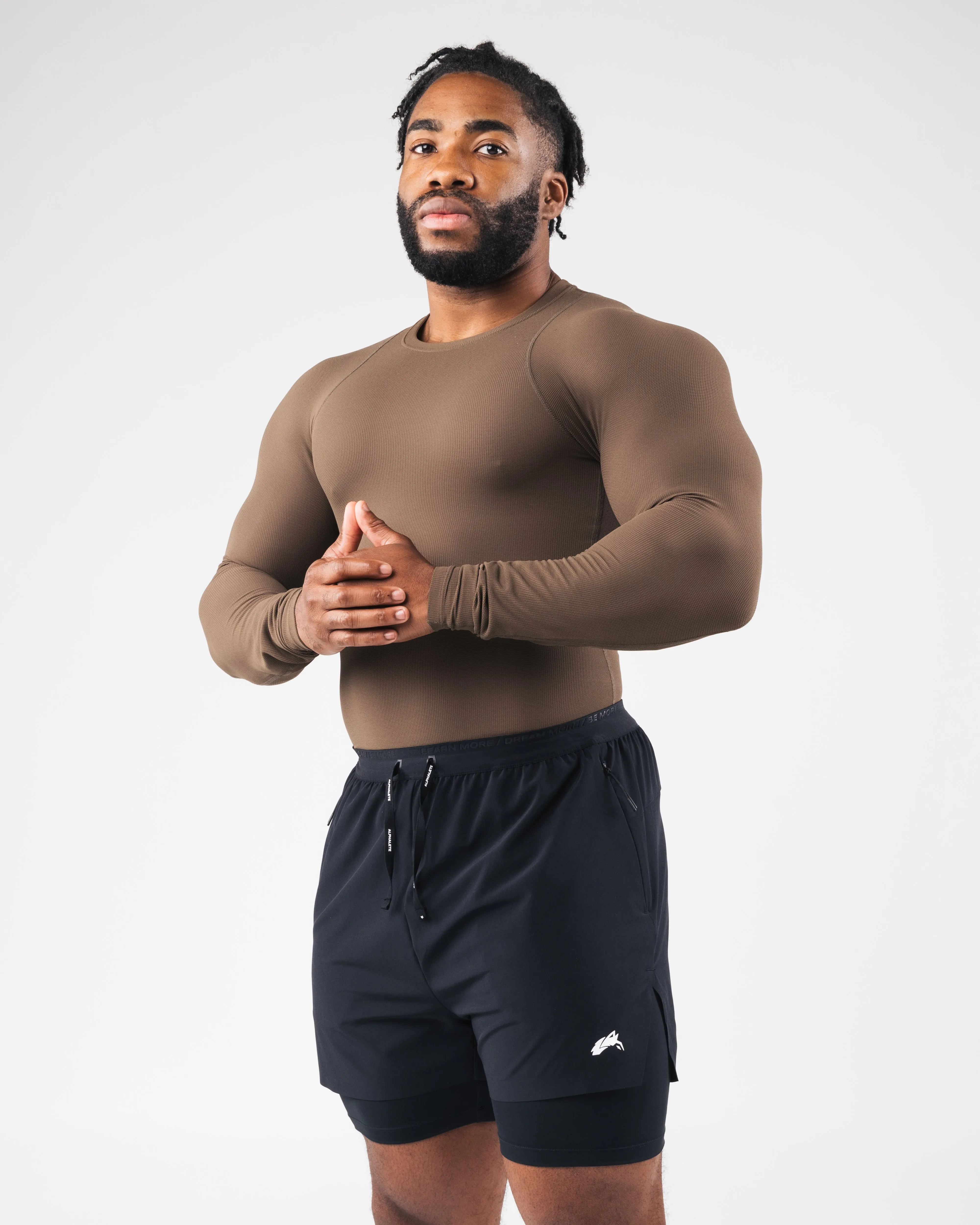 Power Long Sleeve - Carob sold by Alphalete product image thumbnail 3