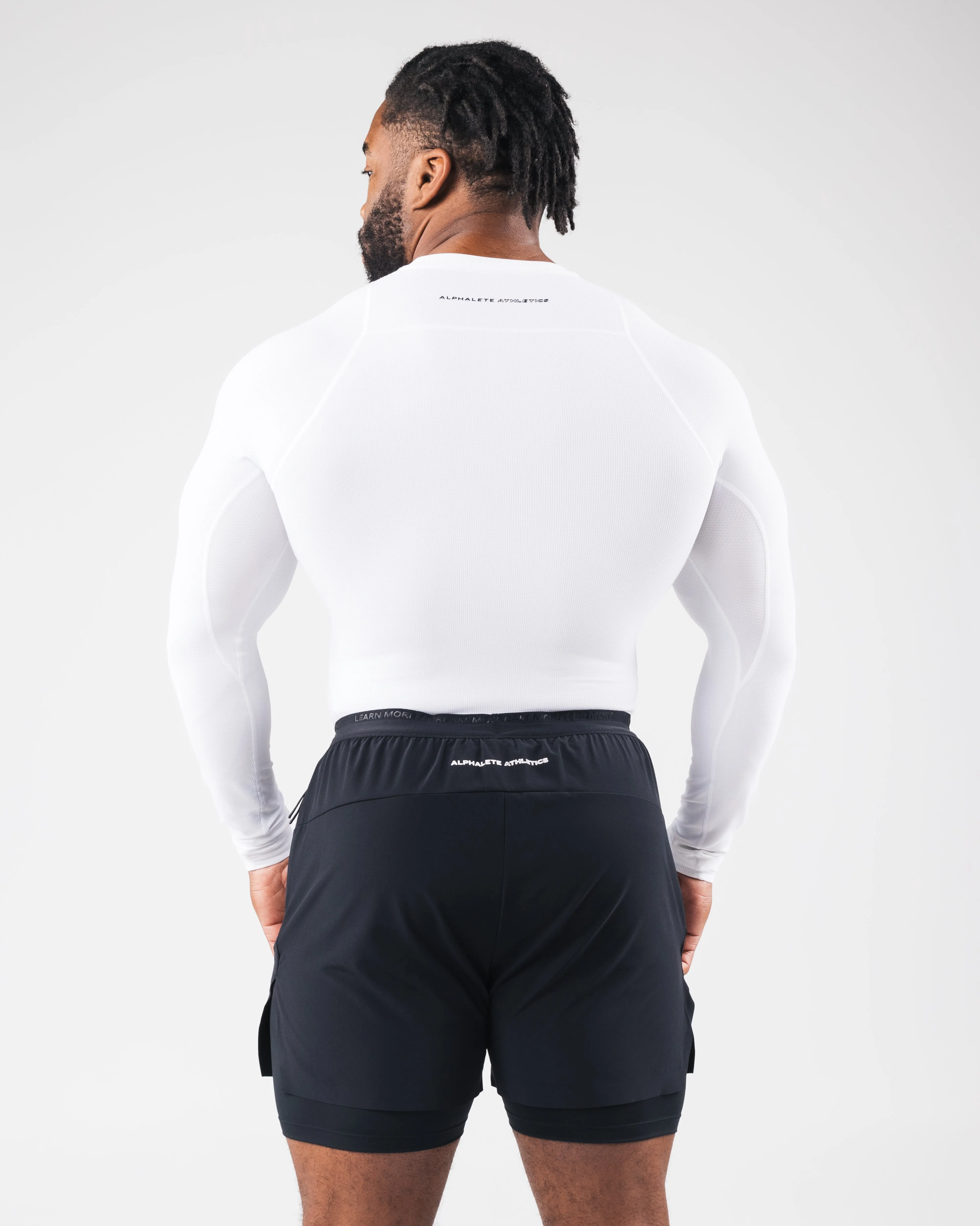 Power Long Sleeve - White sold by Alphalete product image thumbnail 4
