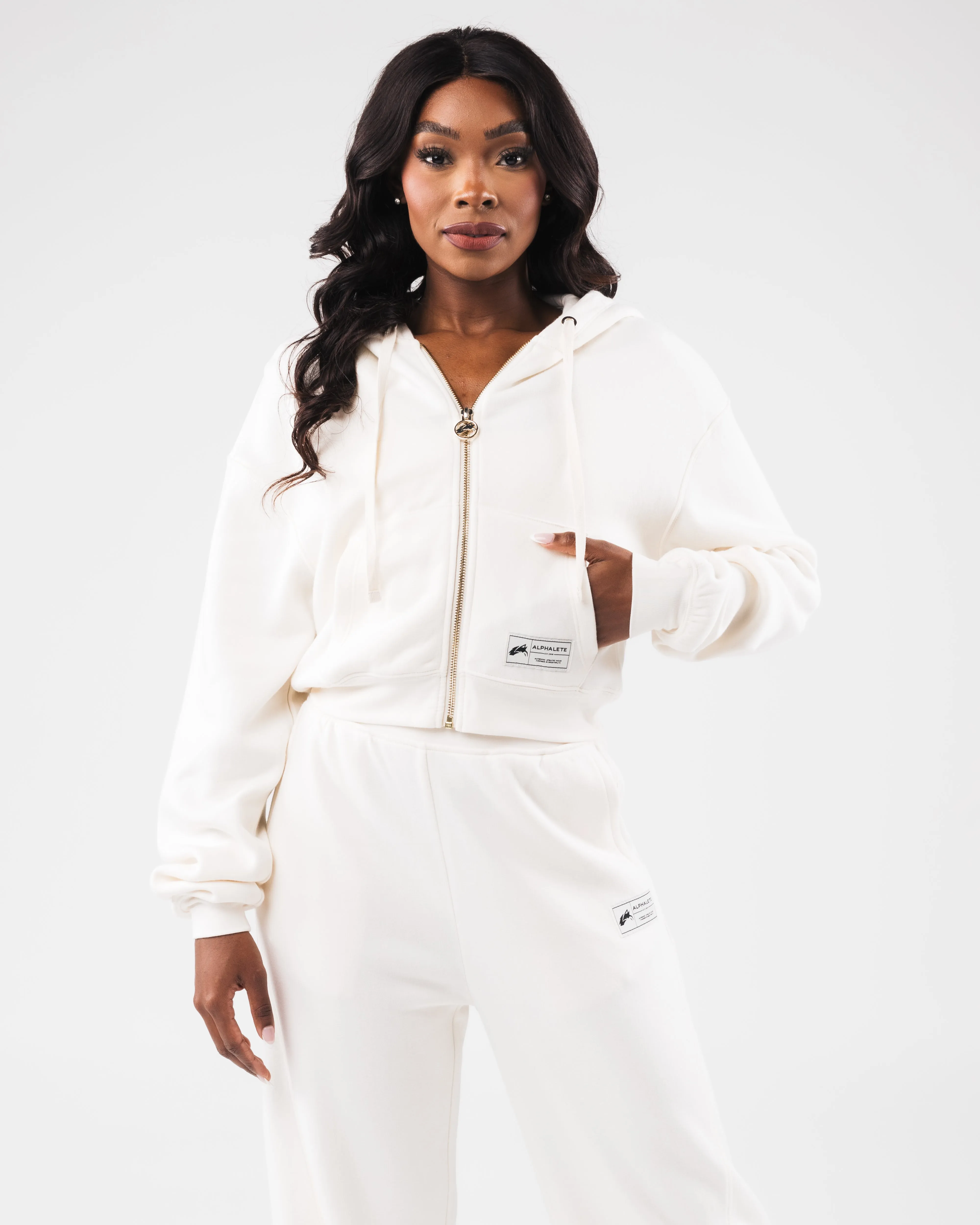 Fleece Zip Jacket - Lace sold by Alphalete