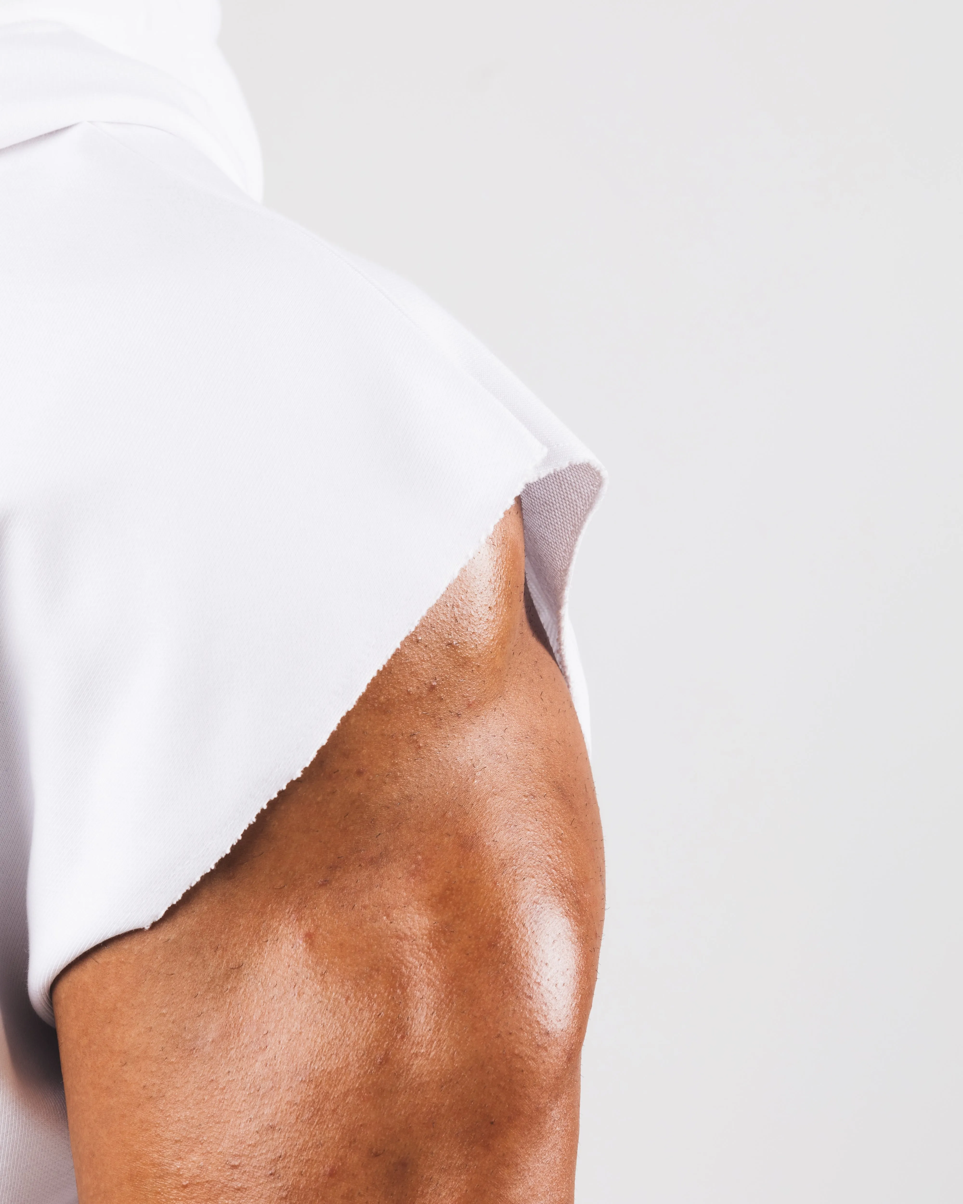 Three Pillar Capped Hoodie - White sold by Alphalete product image thumbnail 5