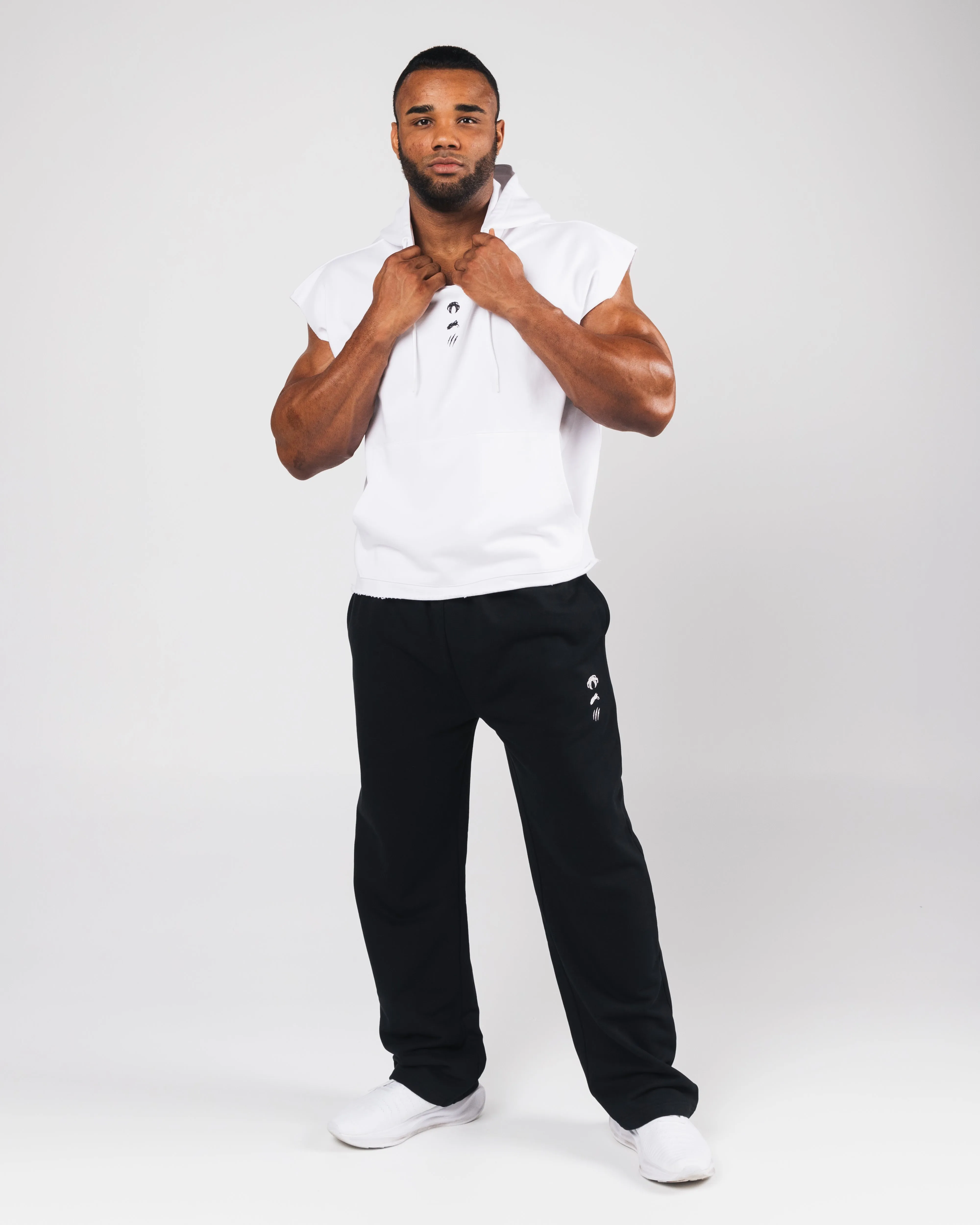 Three Pillar Capped Hoodie - White sold by Alphalete product image thumbnail 2