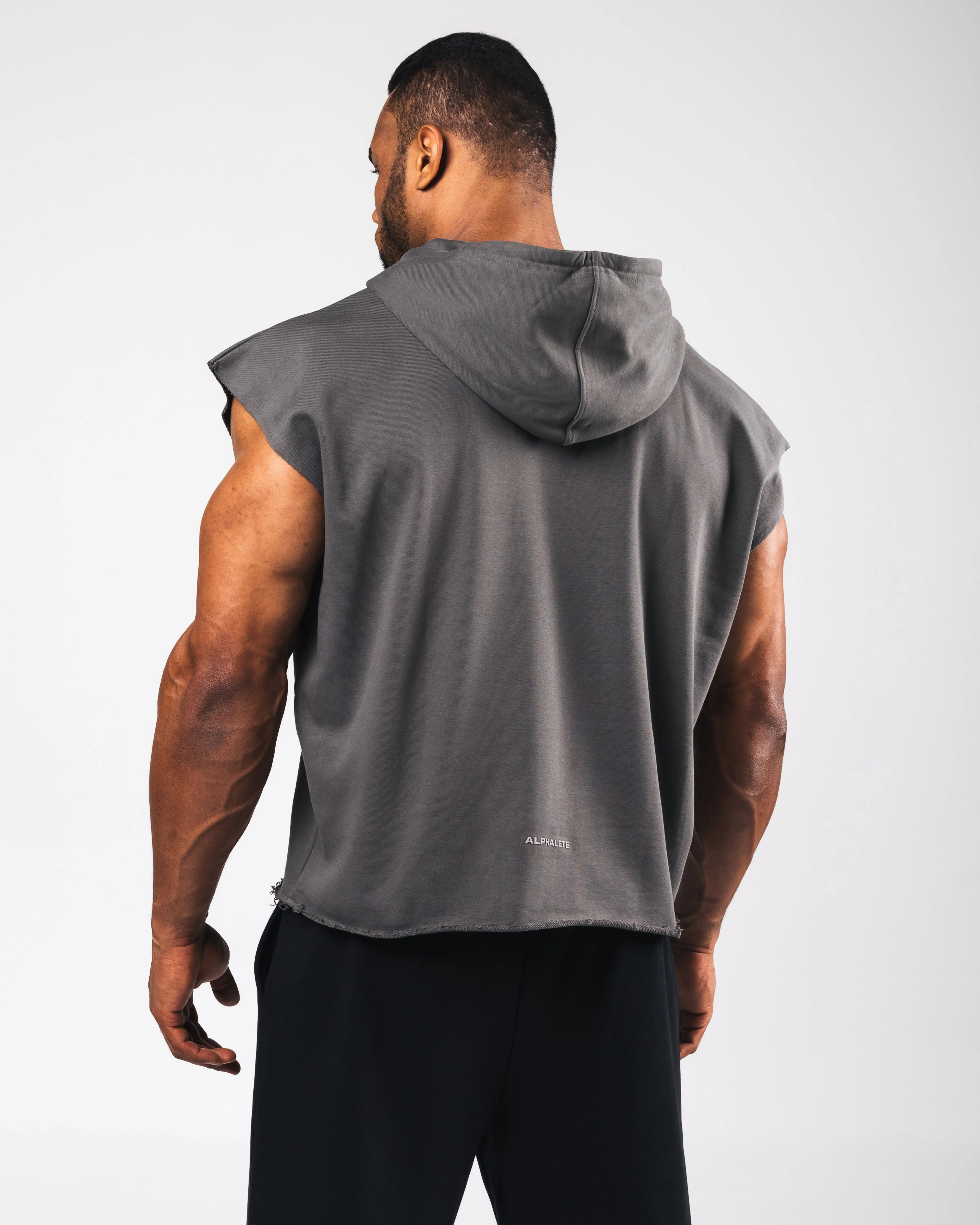 Three Pillar Capped Hoodie - Pewter sold by Alphalete product image thumbnail 4