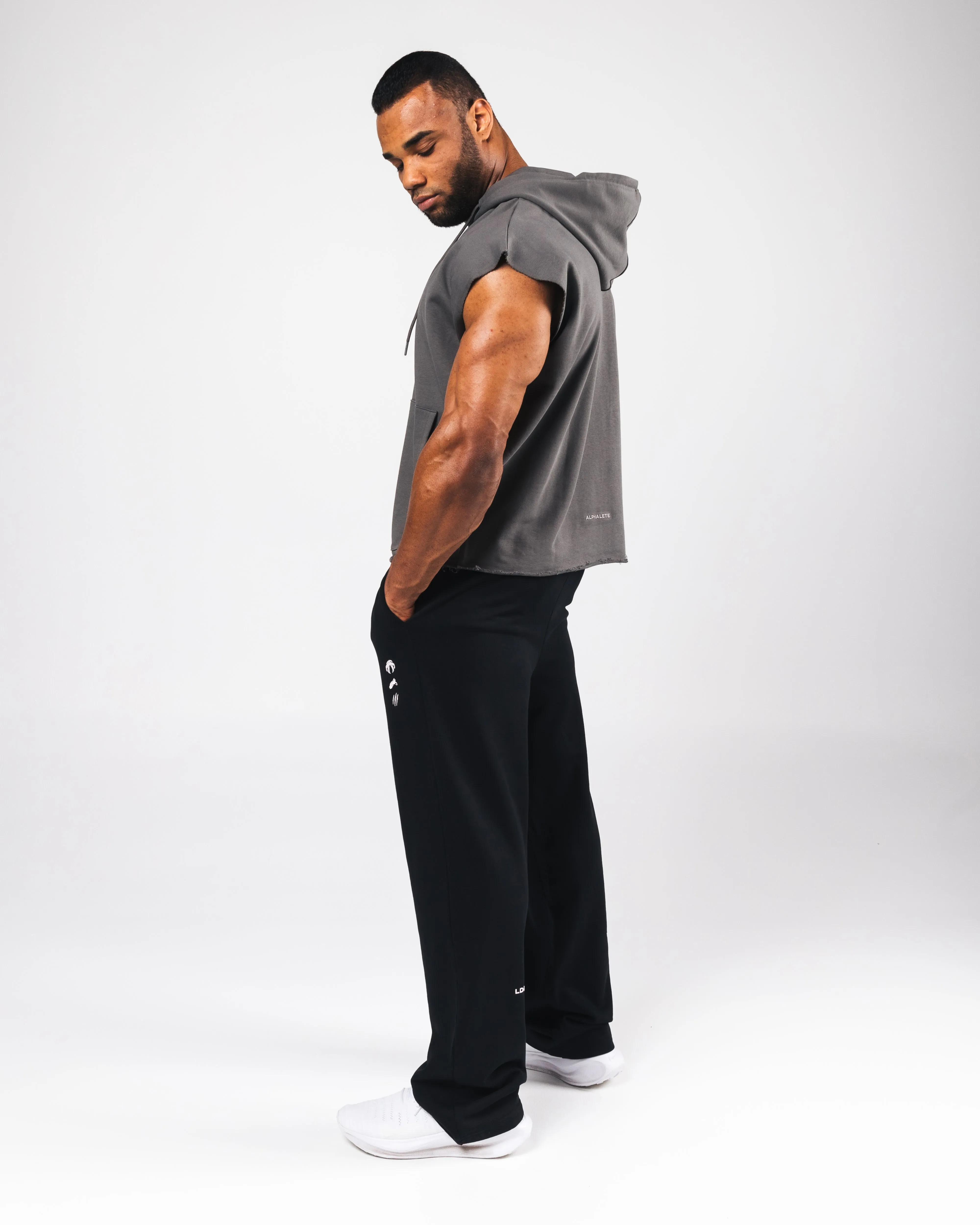 Three Pillar Capped Hoodie - Pewter sold by Alphalete product image thumbnail 2