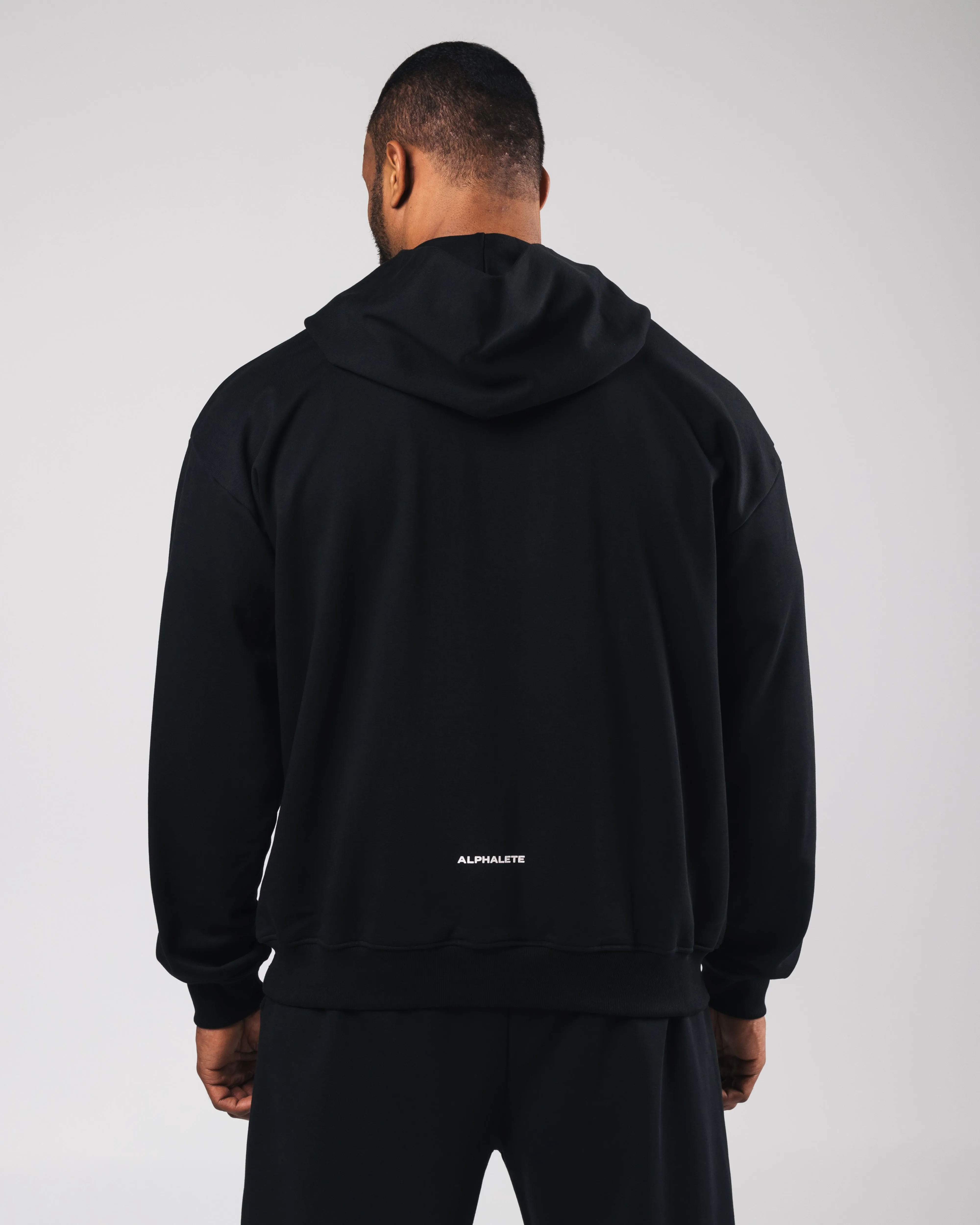Three Pillar Heavyweight Hoodie - Black sold by Alphalete product image thumbnail 4