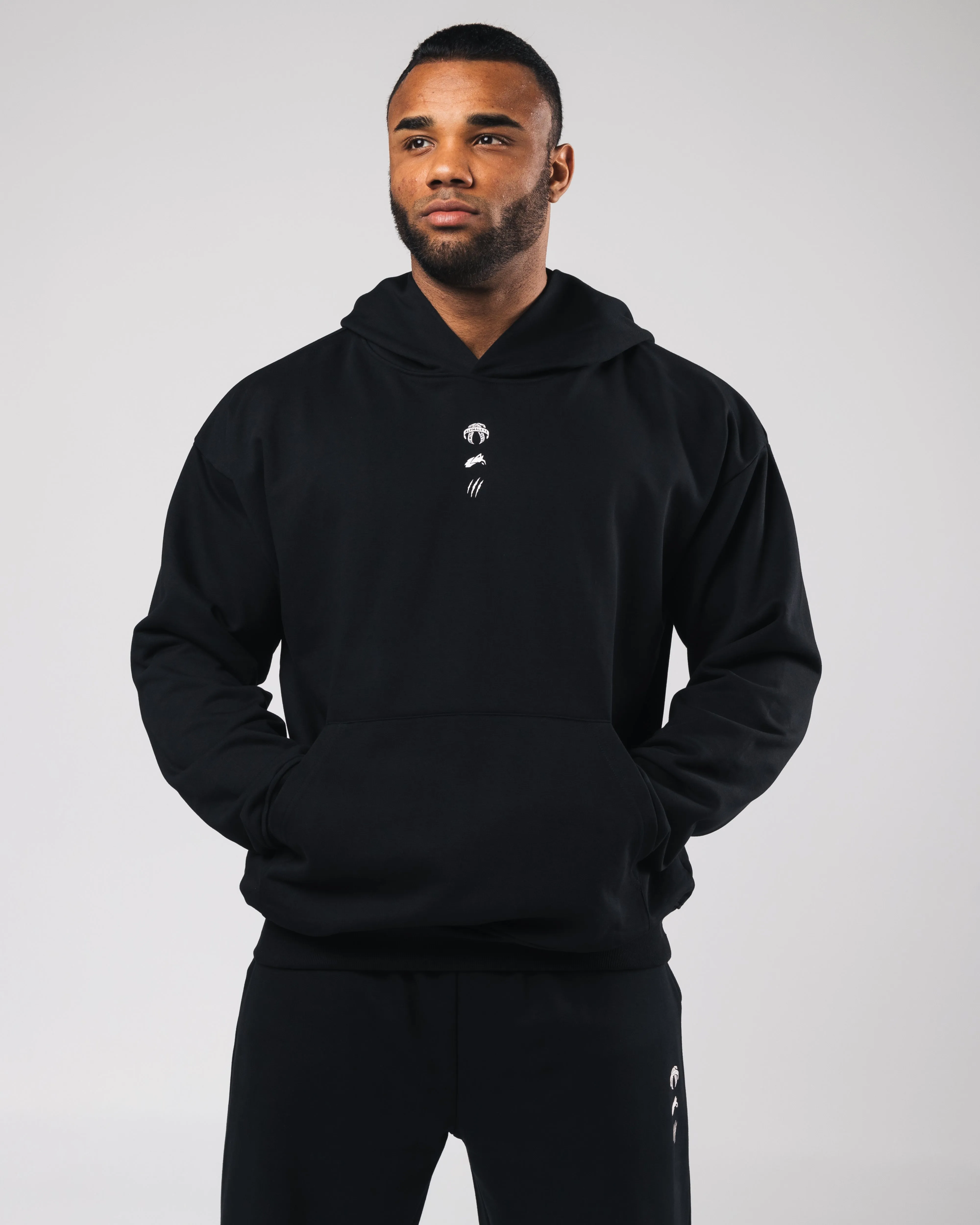 Three Pillar Heavyweight Hoodie - Black sold by Alphalete