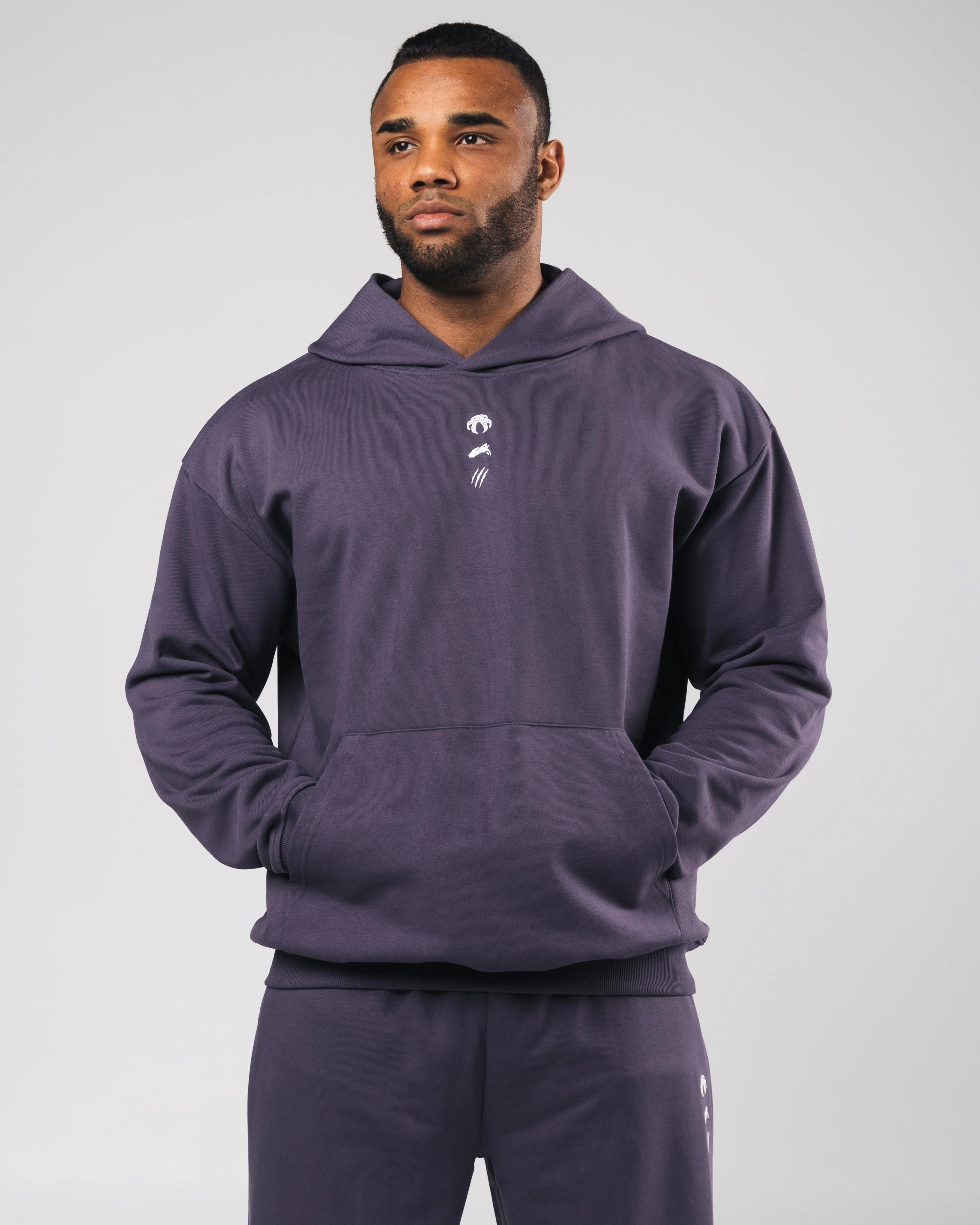 Three Pillar Heavyweight Hoodie - Muted Purple sold by Alphalete
