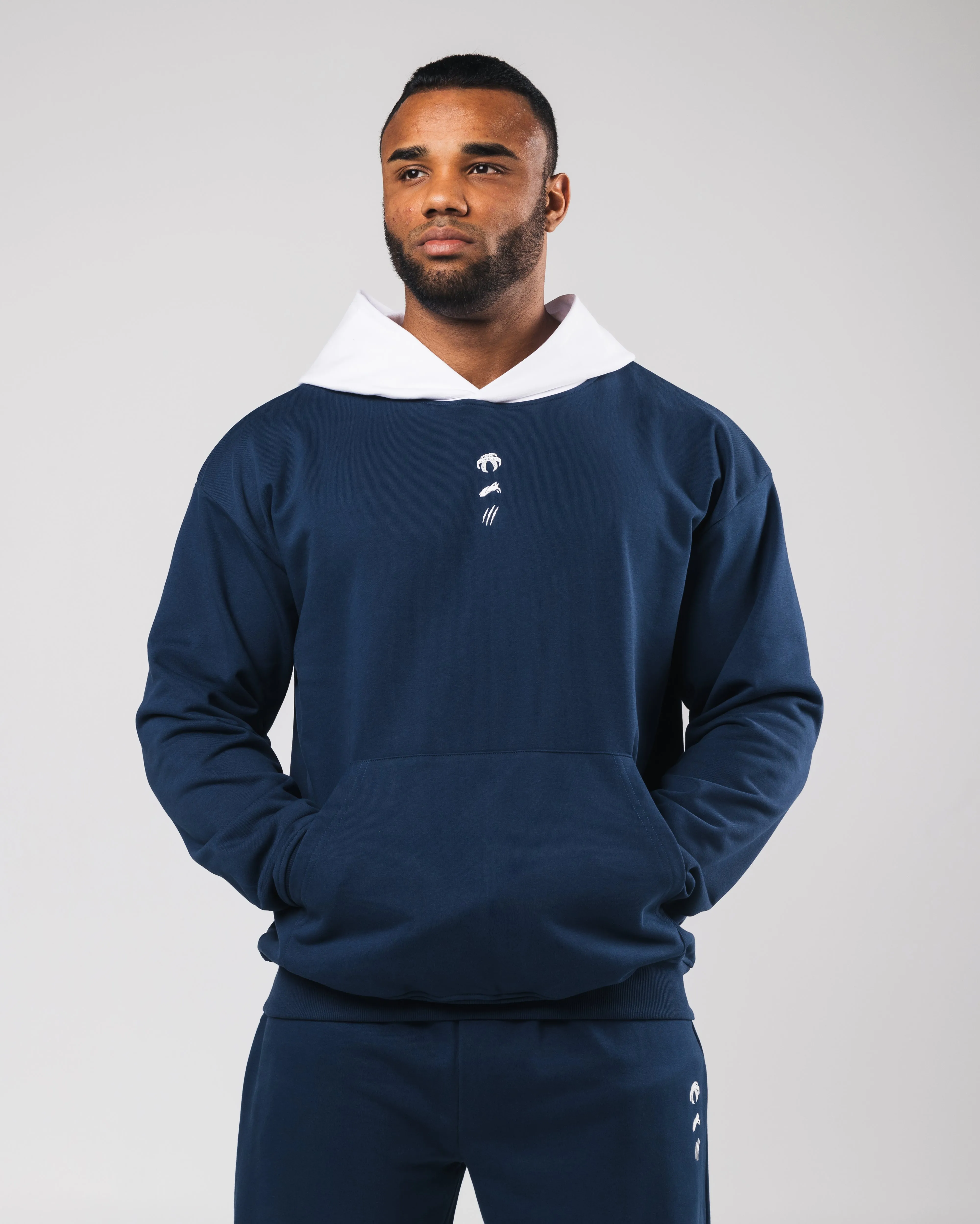 Three Pillar Heavyweight Hoodie - Denim sold by Alphalete