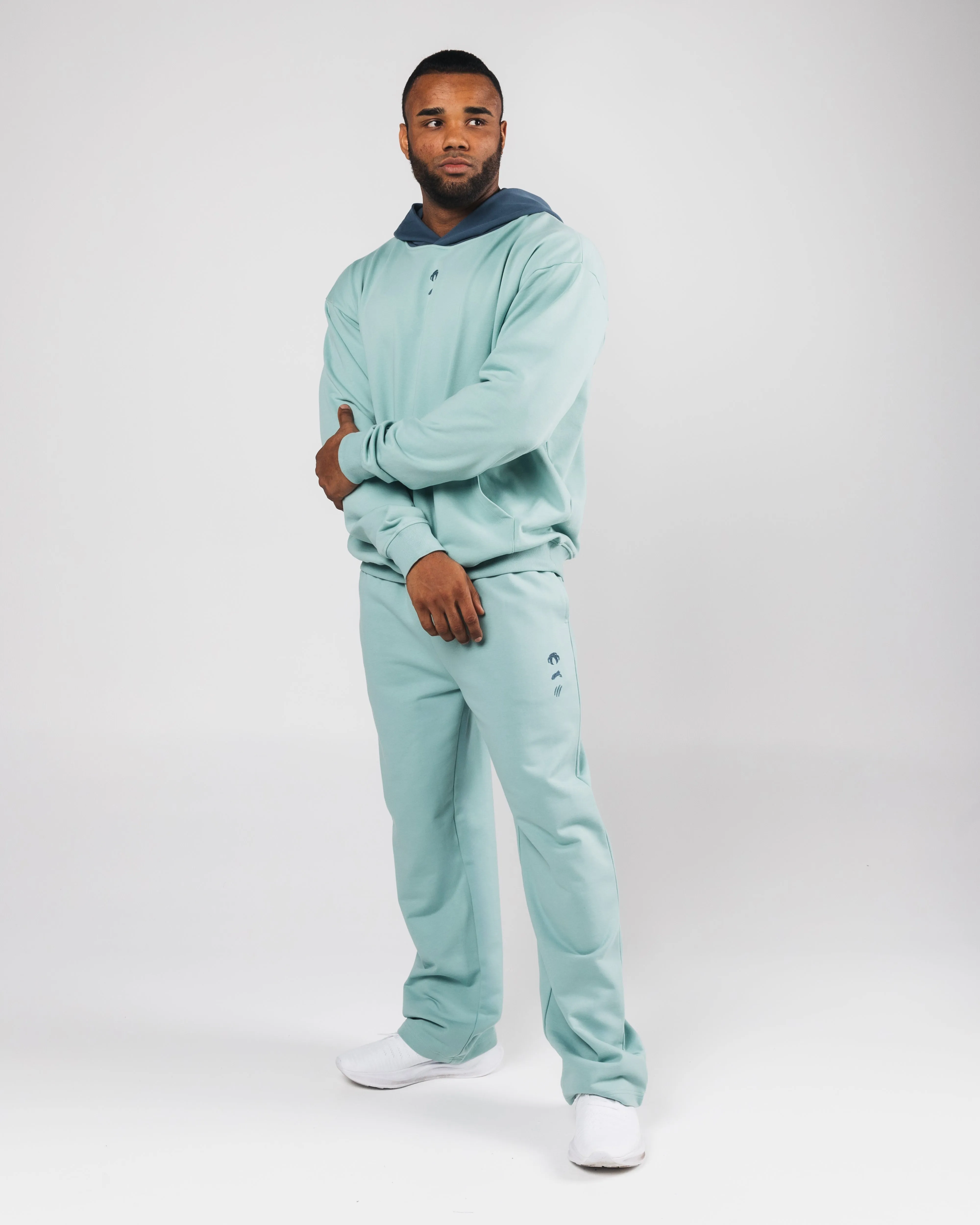 Three Pillar Heavyweight Hoodie - Moonlit sold by Alphalete product image thumbnail 2