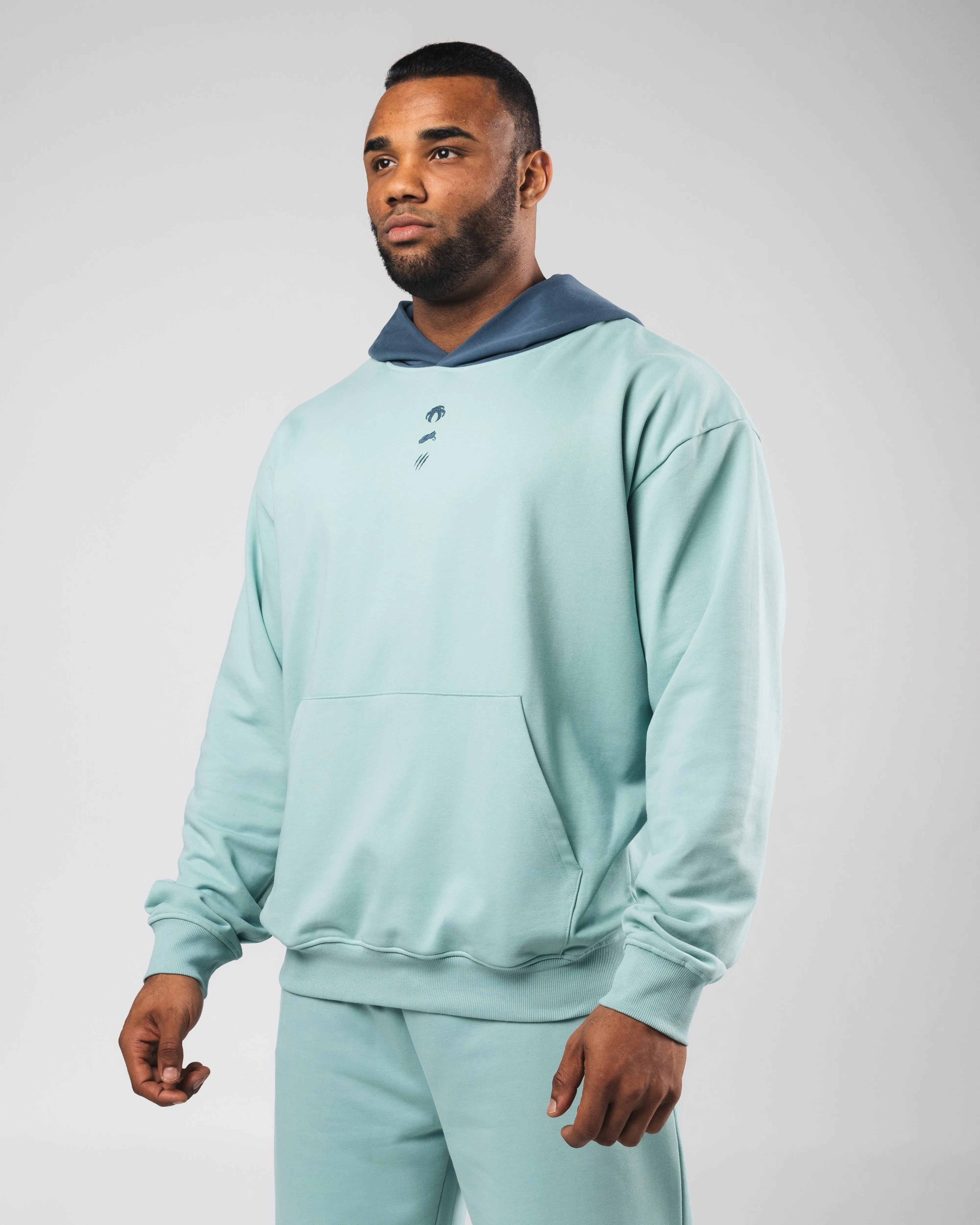Three Pillar Heavyweight Hoodie - Moonlit sold by Alphalete product image thumbnail 3
