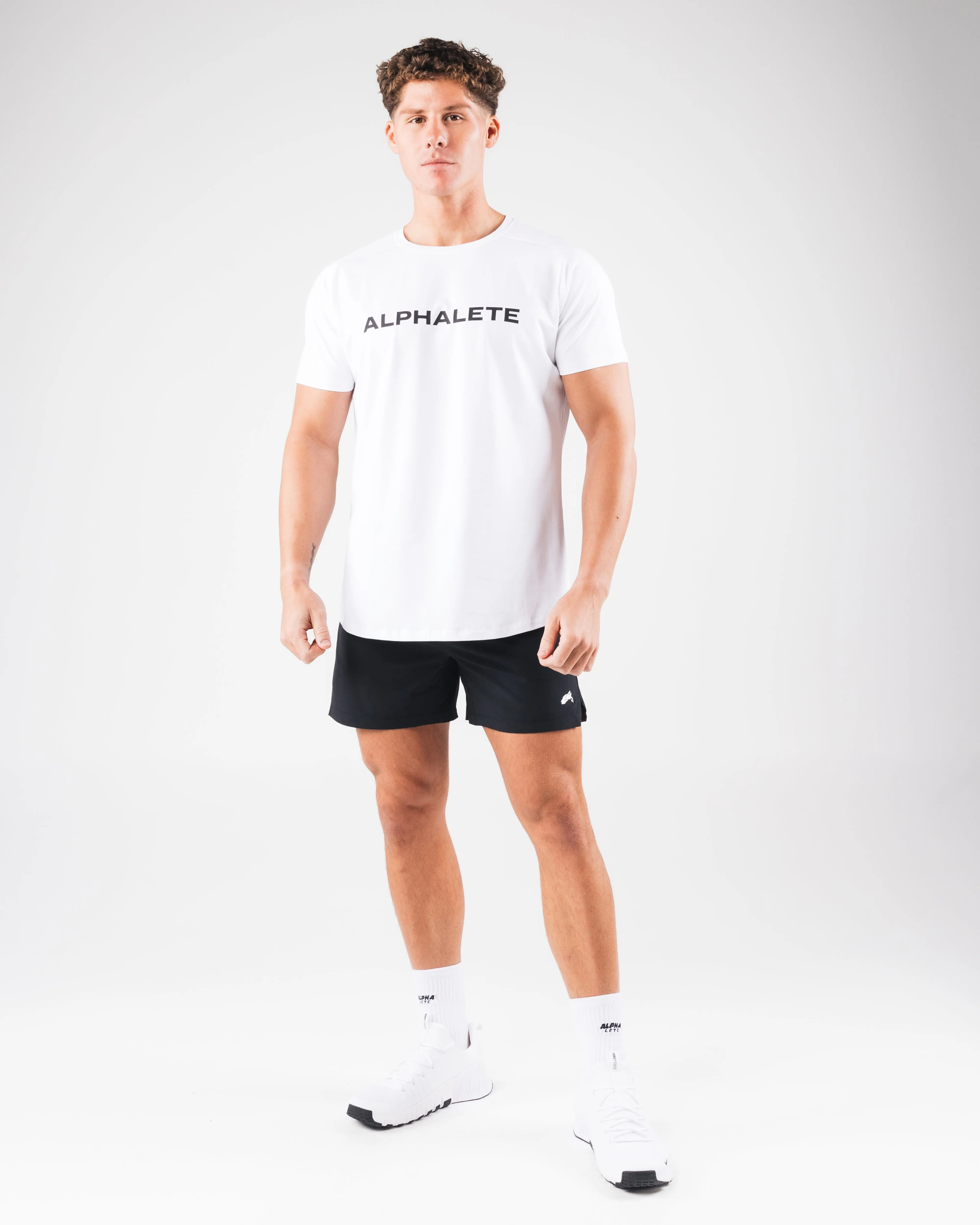 Core Tee - White / Black sold by Alphalete product image thumbnail 2