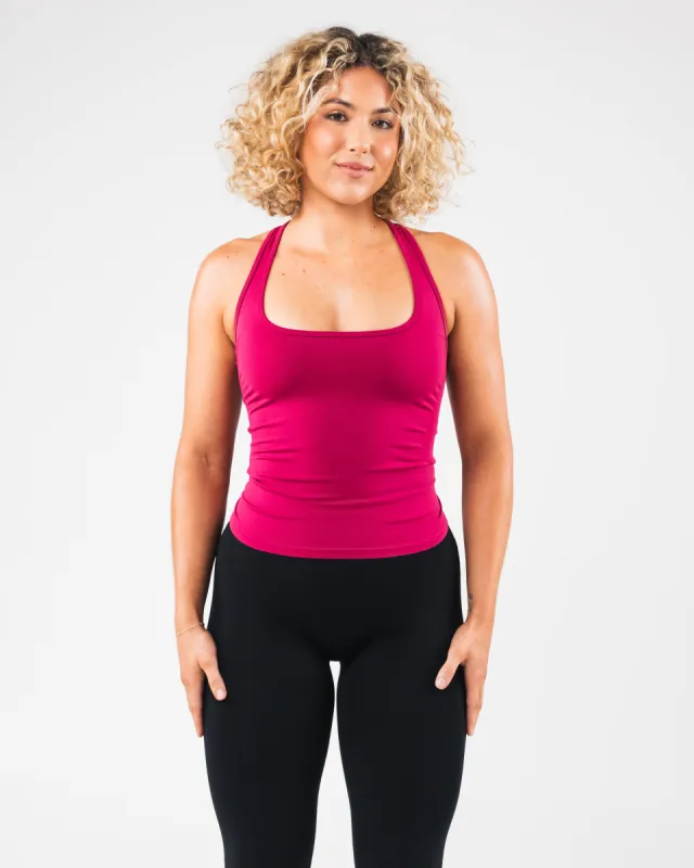 Glass Tank - Berry sold by Alphalete
