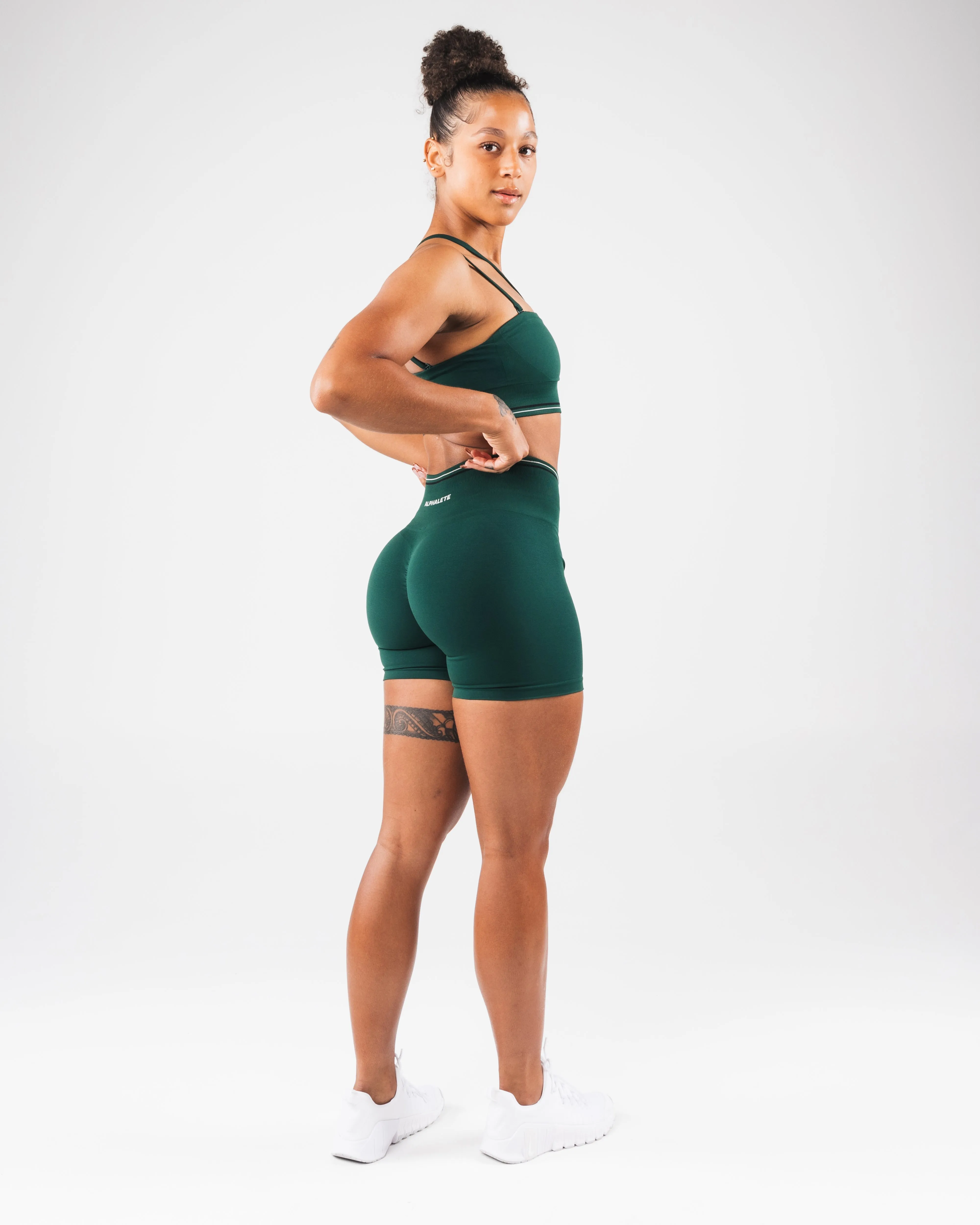 Amplify Mid Rise Short - Blade sold by Alphalete product image thumbnail 2