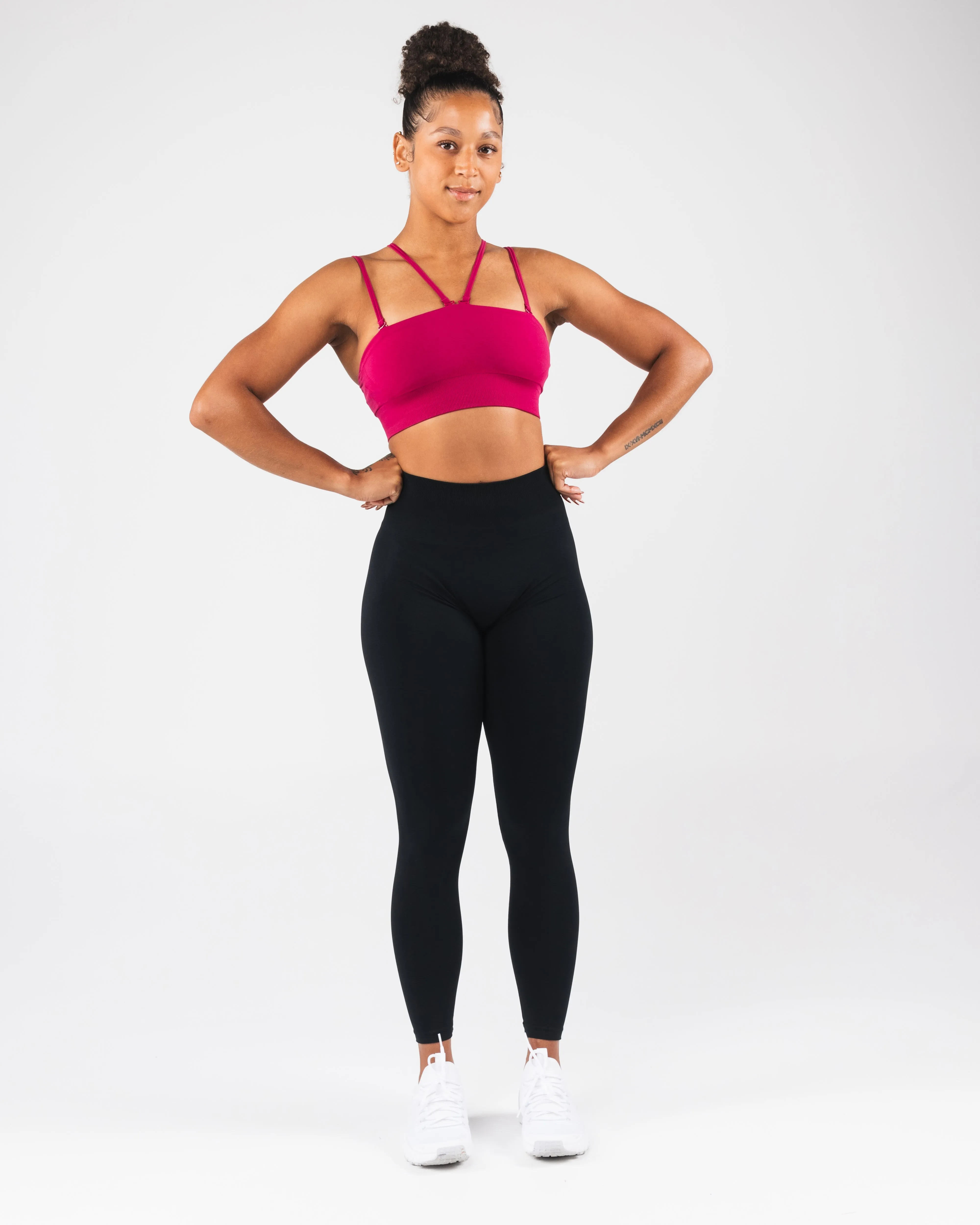 Amplify Mid Rise Legging - Black Matter sold by Alphalete product image thumbnail 2