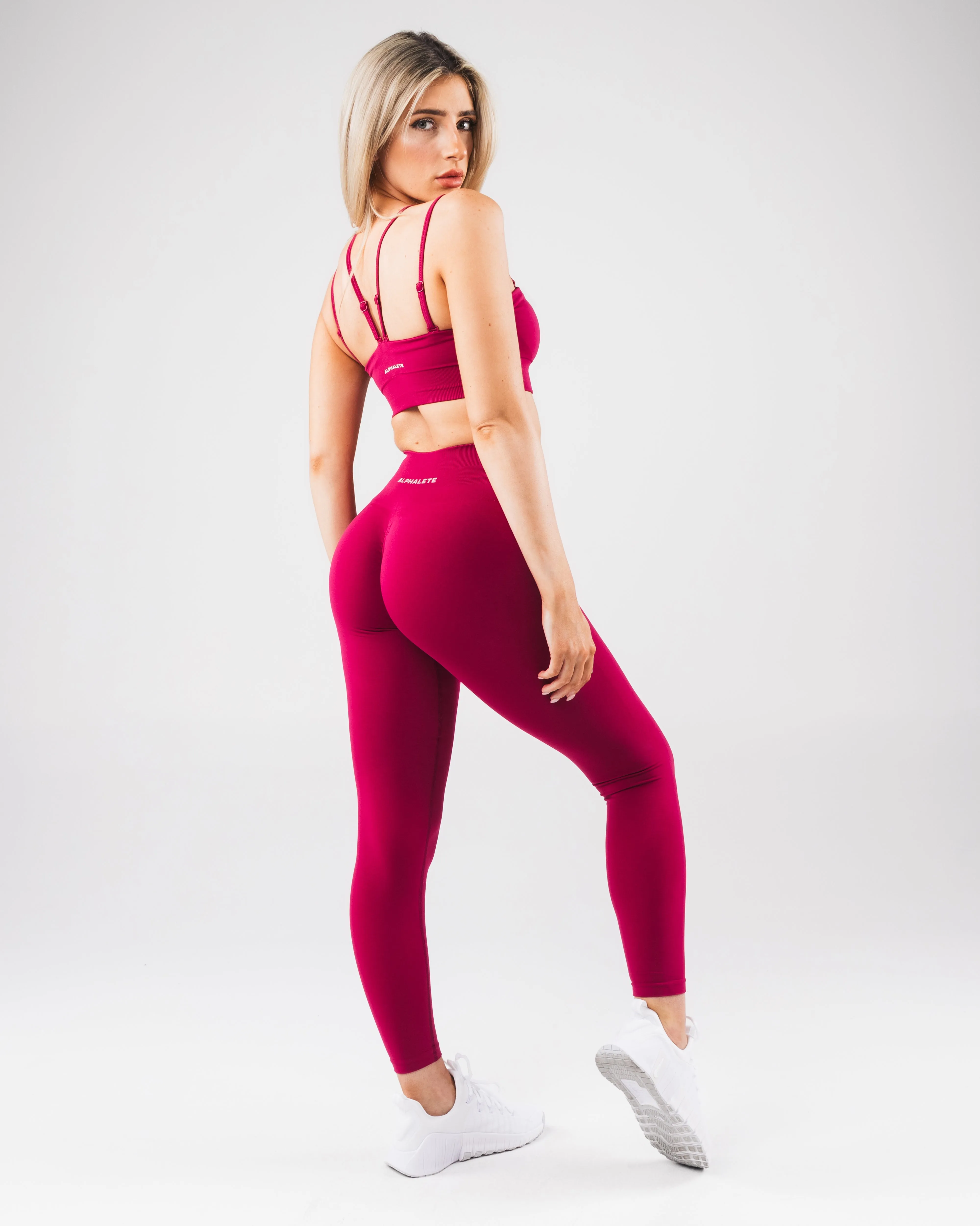 Amplify Gemini Bra - Berry sold by Alphalete product image thumbnail 3