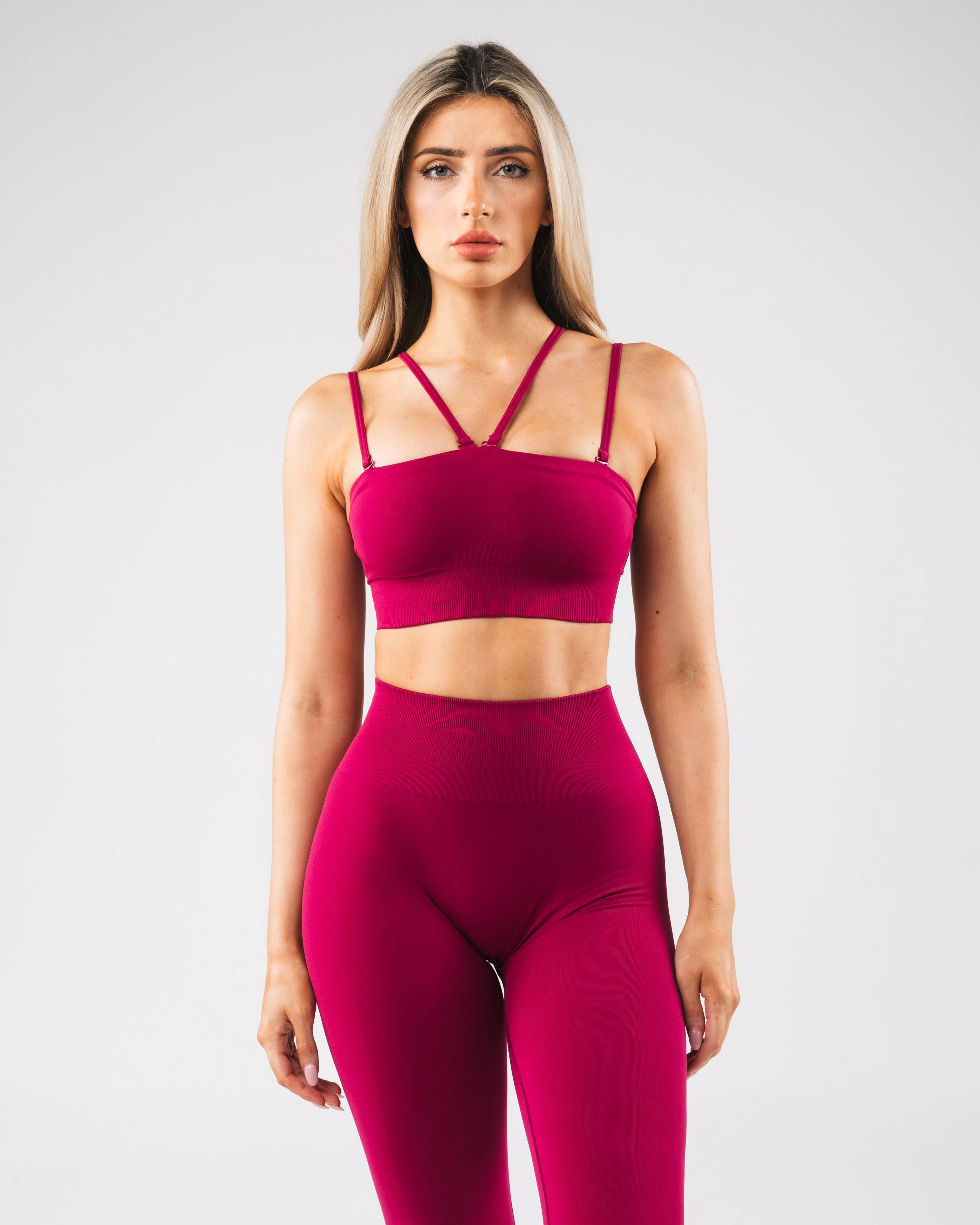 Amplify Gemini Bra - Berry sold by Alphalete