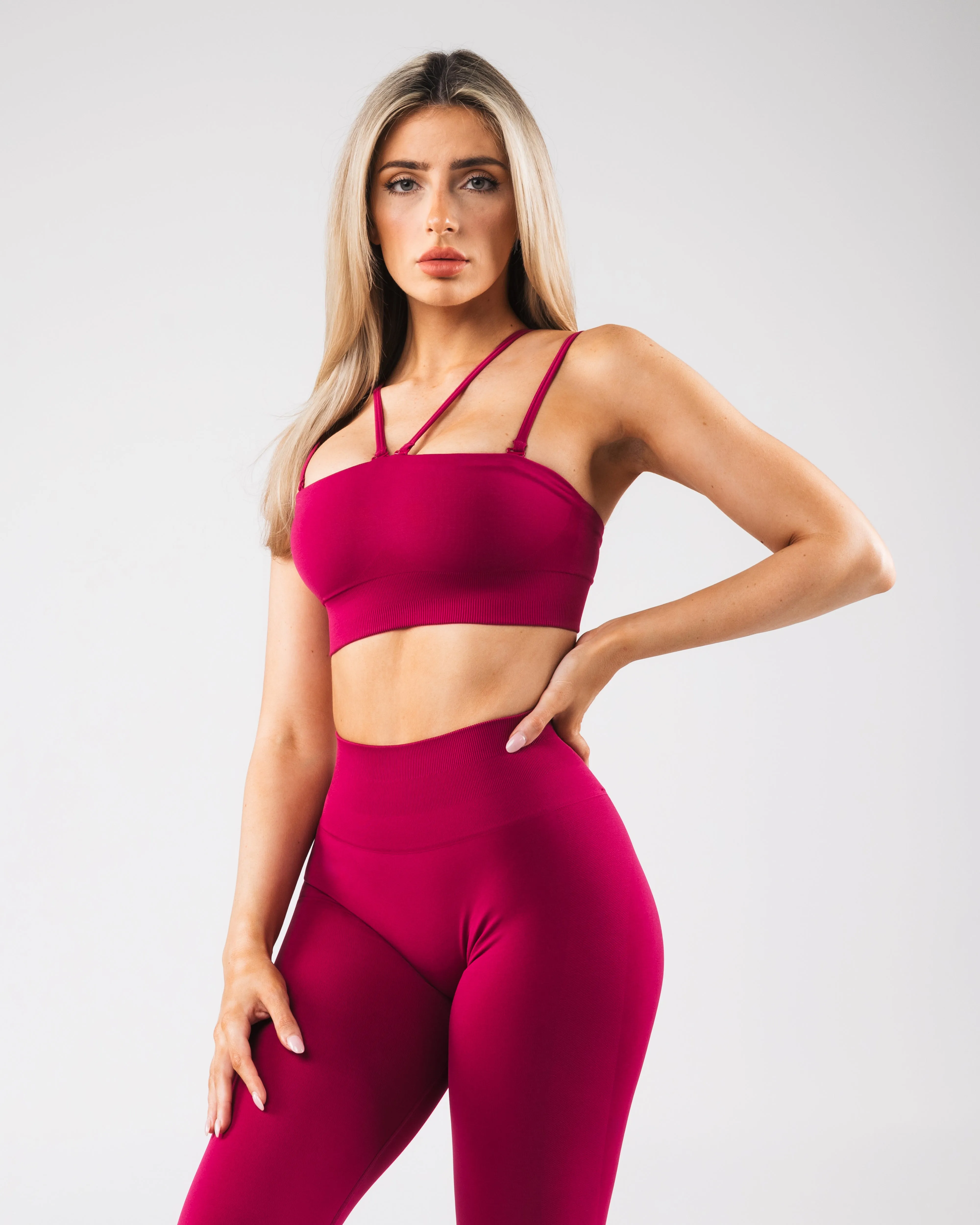 Amplify Gemini Bra - Berry sold by Alphalete product image thumbnail 4