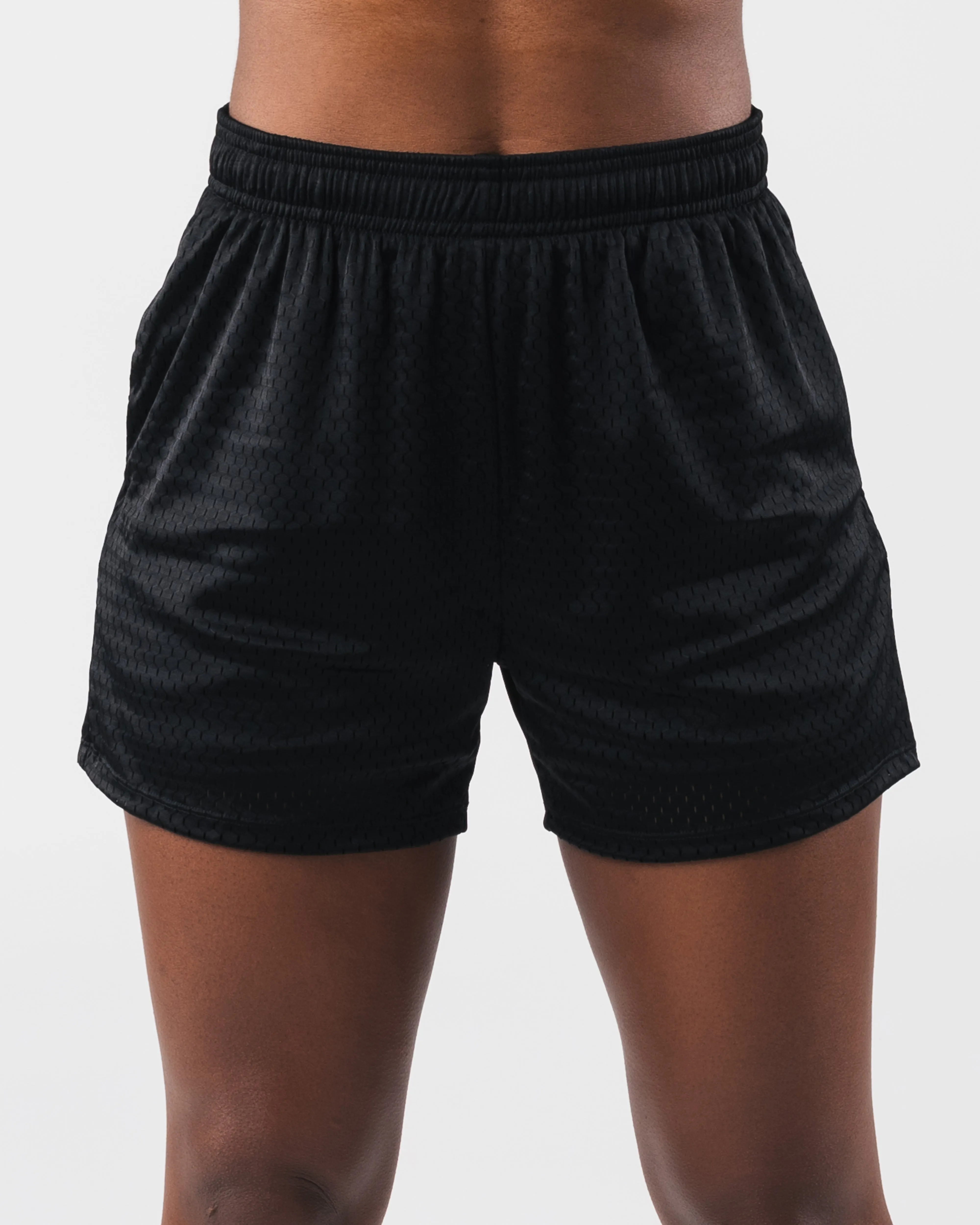 Essential Mesh Short - Black sold by Alphalete