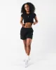 LDB Crop Tee - Black sold by Alphalete