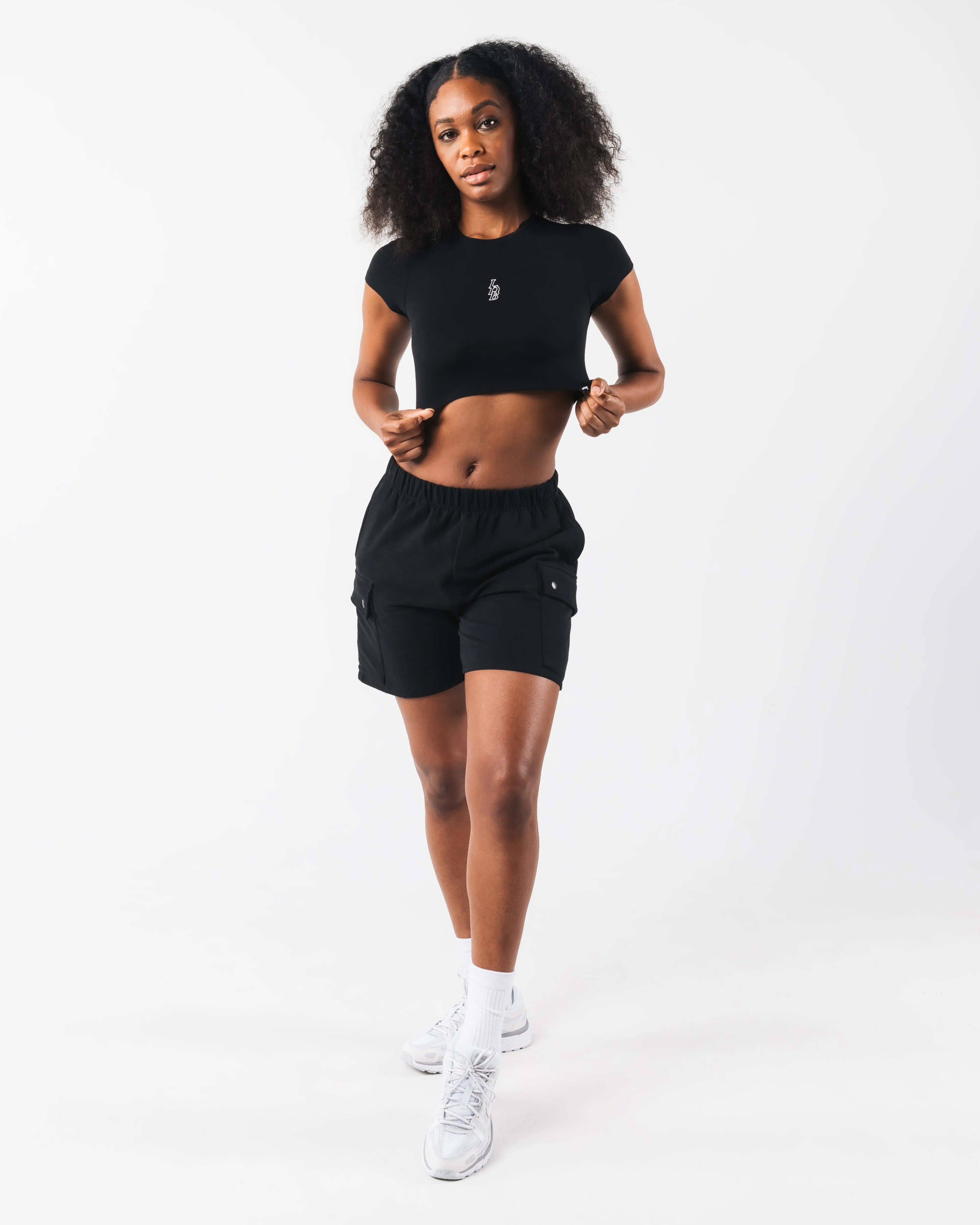 LDB Crop Tee - Black sold by Alphalete product image thumbnail 2