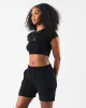 LDB Crop Tee - Black sold by Alphalete