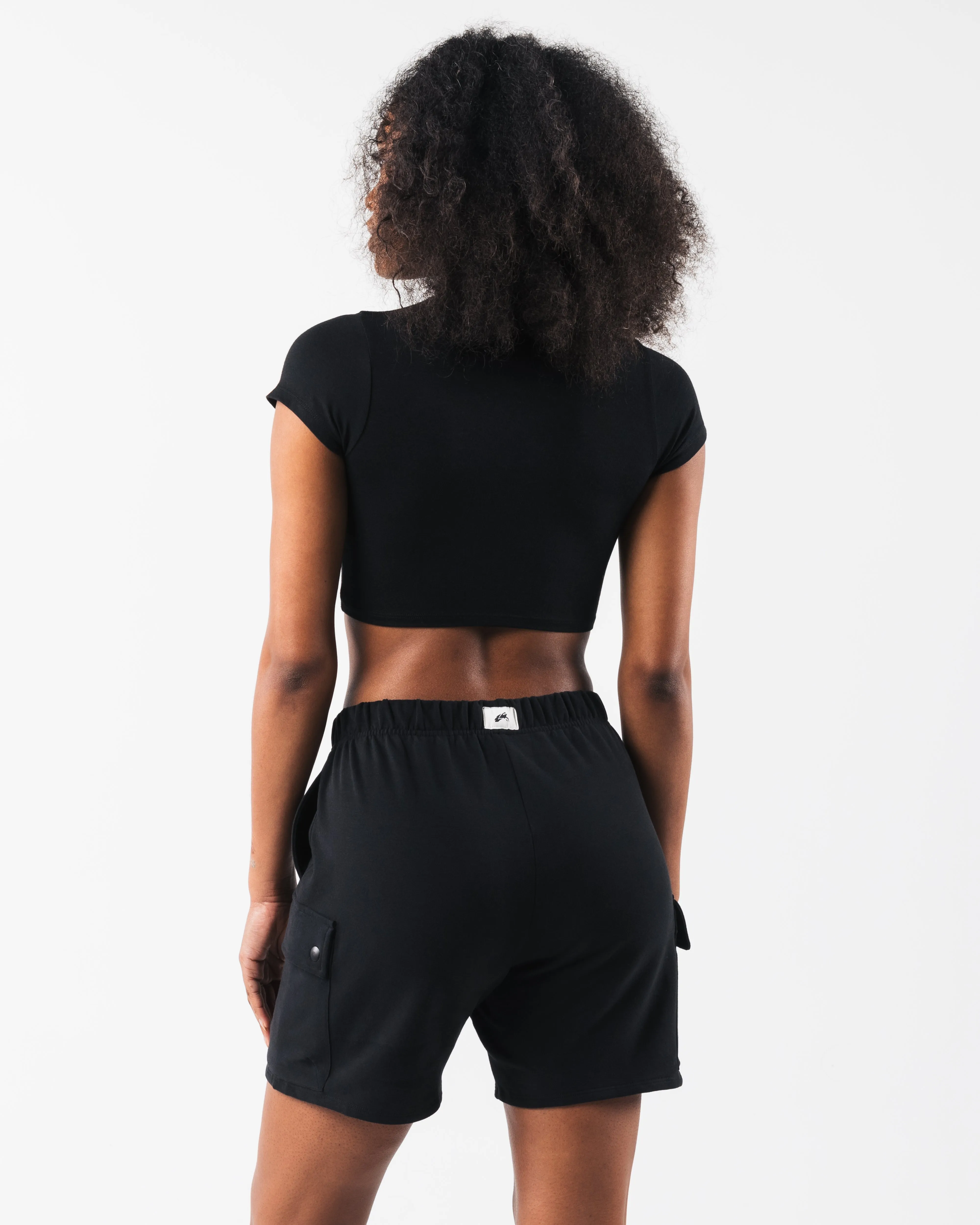 LDB Crop Tee - Black sold by Alphalete product image thumbnail 4