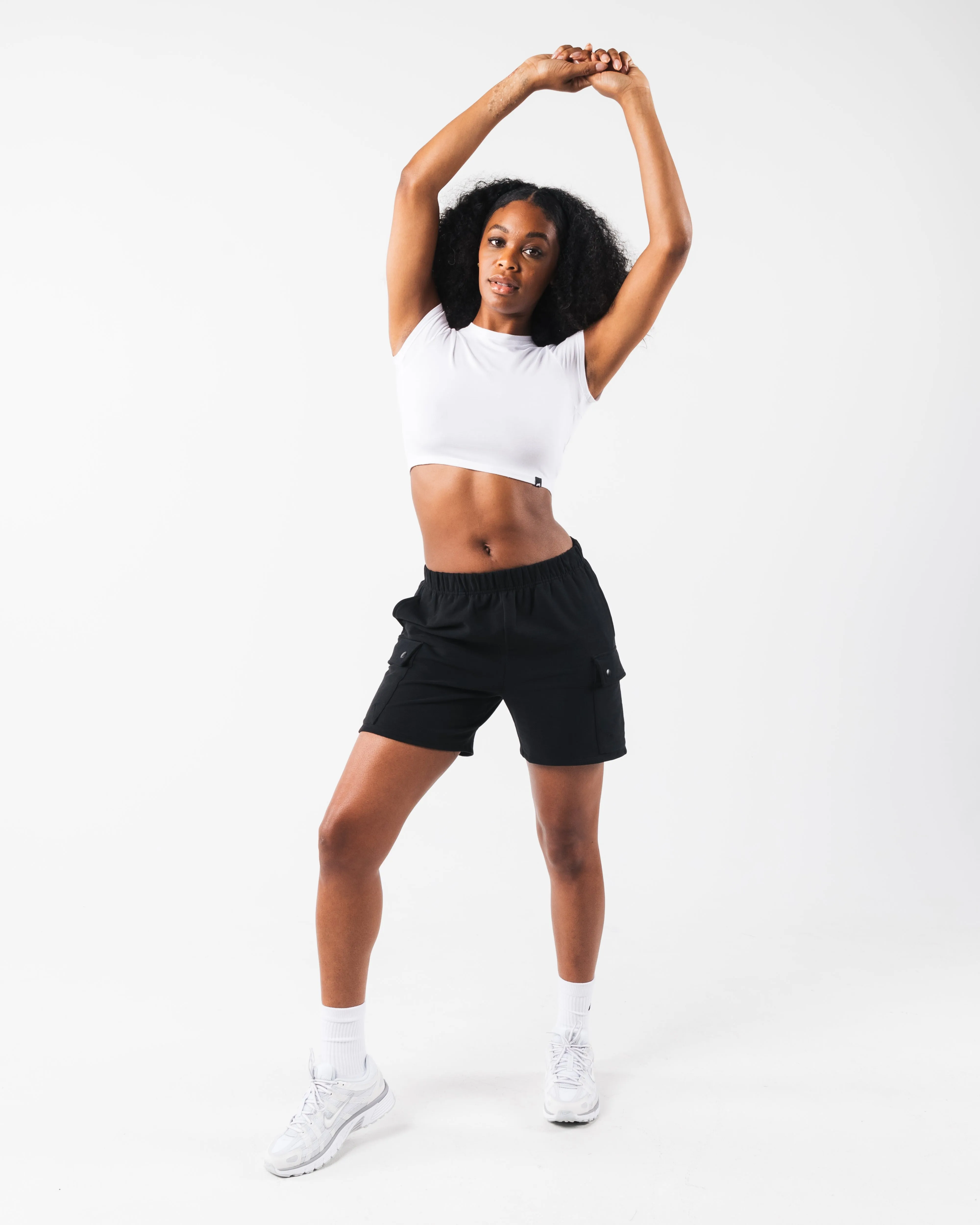 LDB Crop Tee - White sold by Alphalete product image thumbnail 2