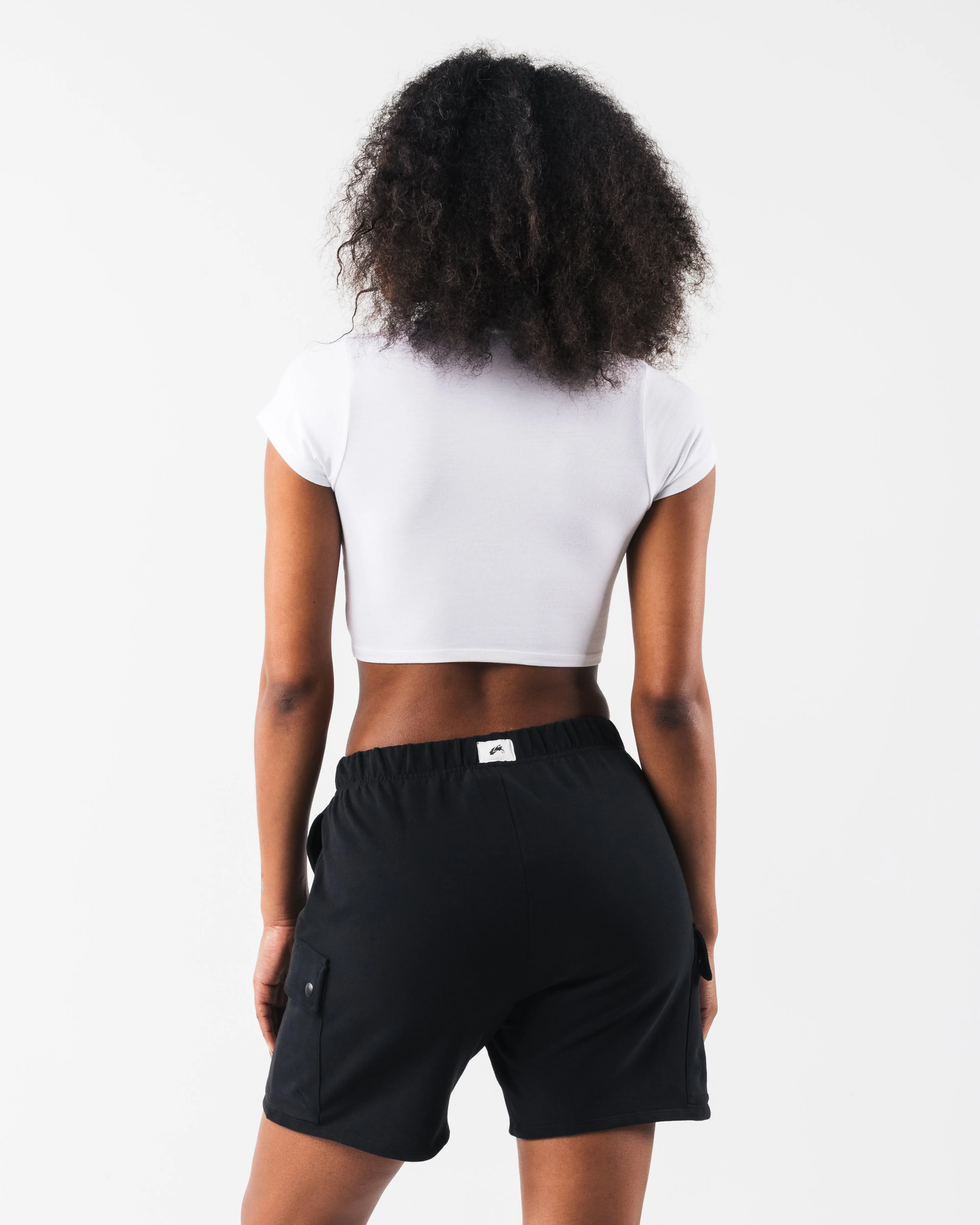 LDB Crop Tee - White sold by Alphalete product image thumbnail 4