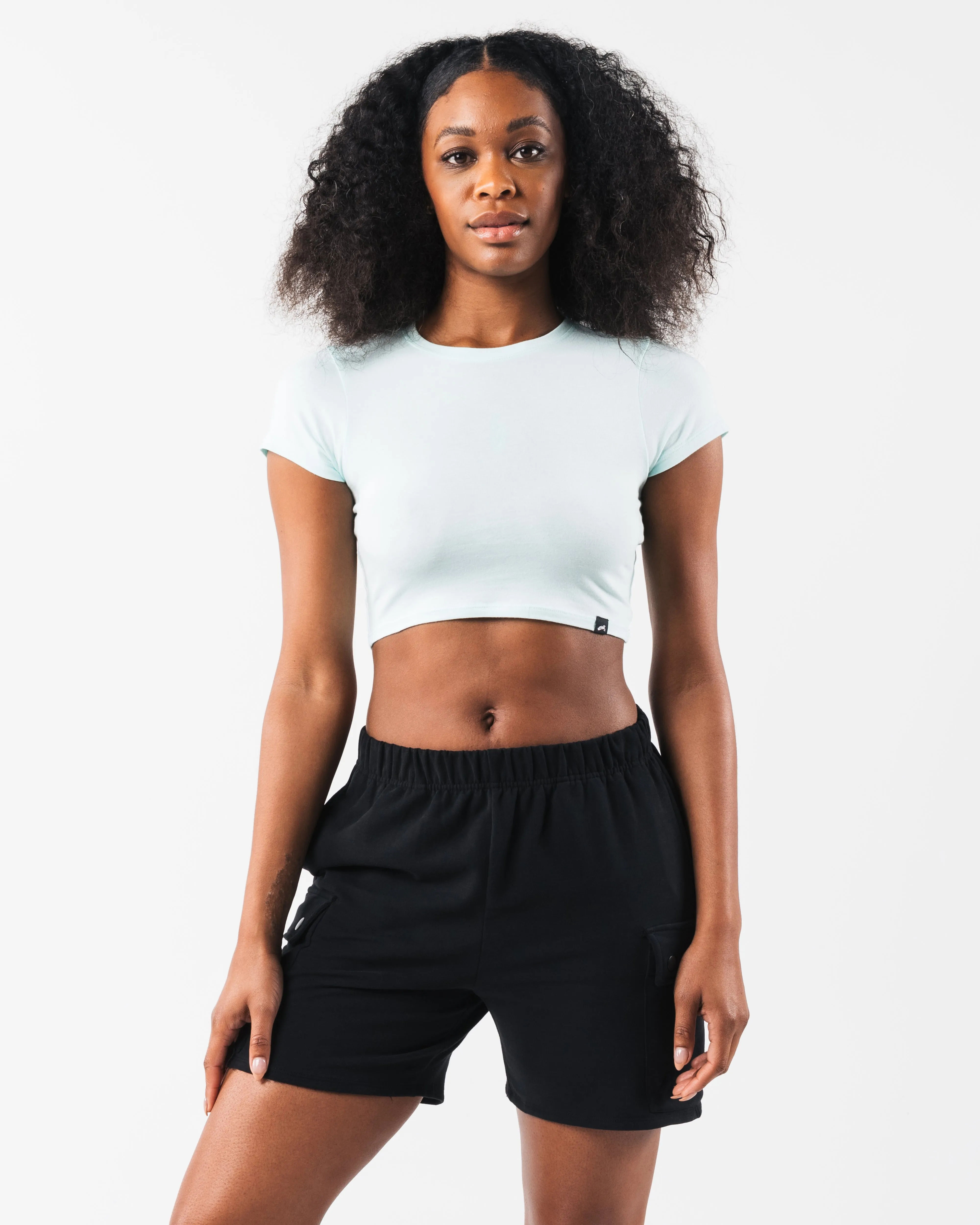LDB Crop Tee - Sky sold by Alphalete