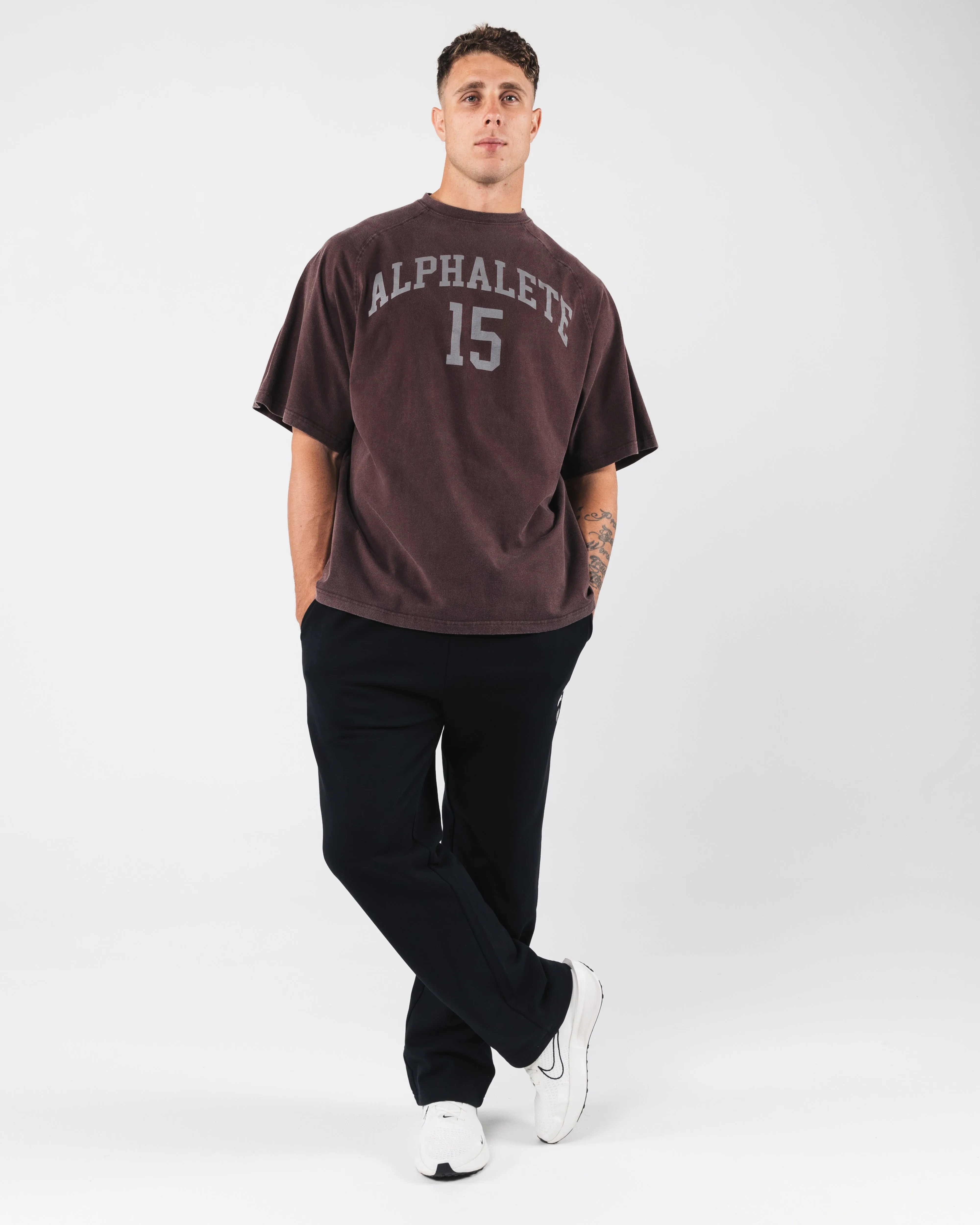 League Box Tee - Deep Mauve sold by Alphalete product image thumbnail 2