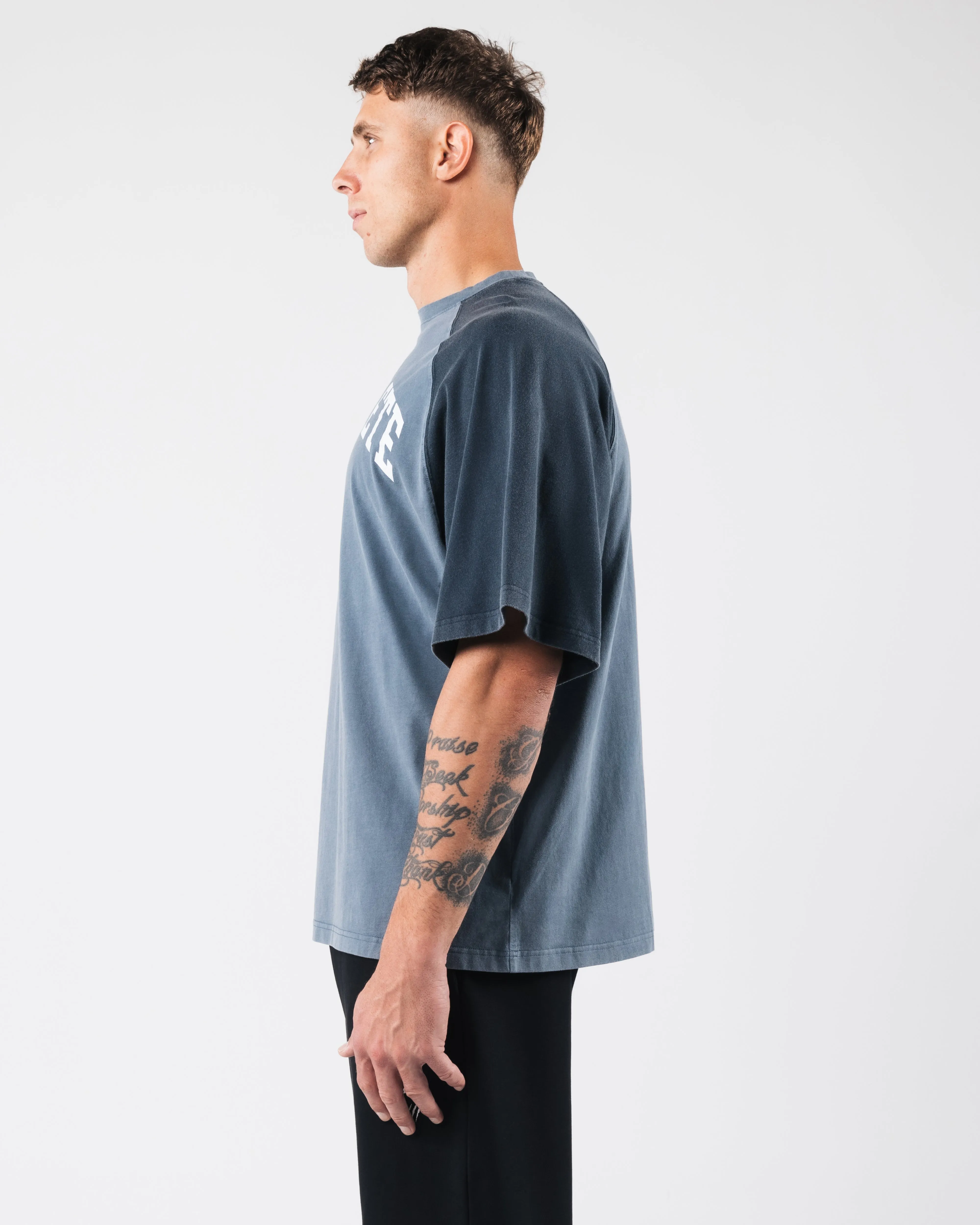 League Box Tee - Marine sold by Alphalete product image thumbnail 3