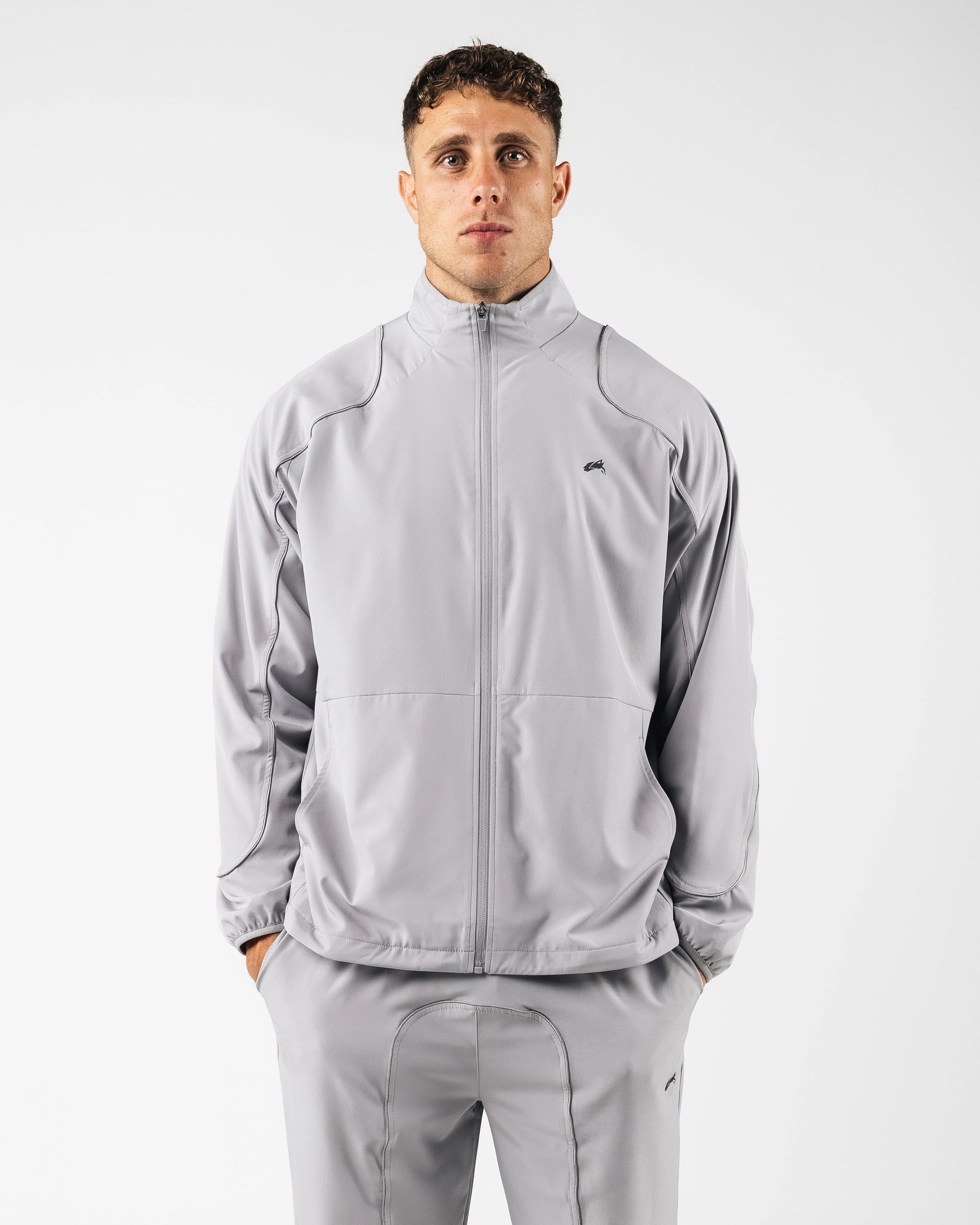 Club Training Jacket - Chrome sold by Alphalete