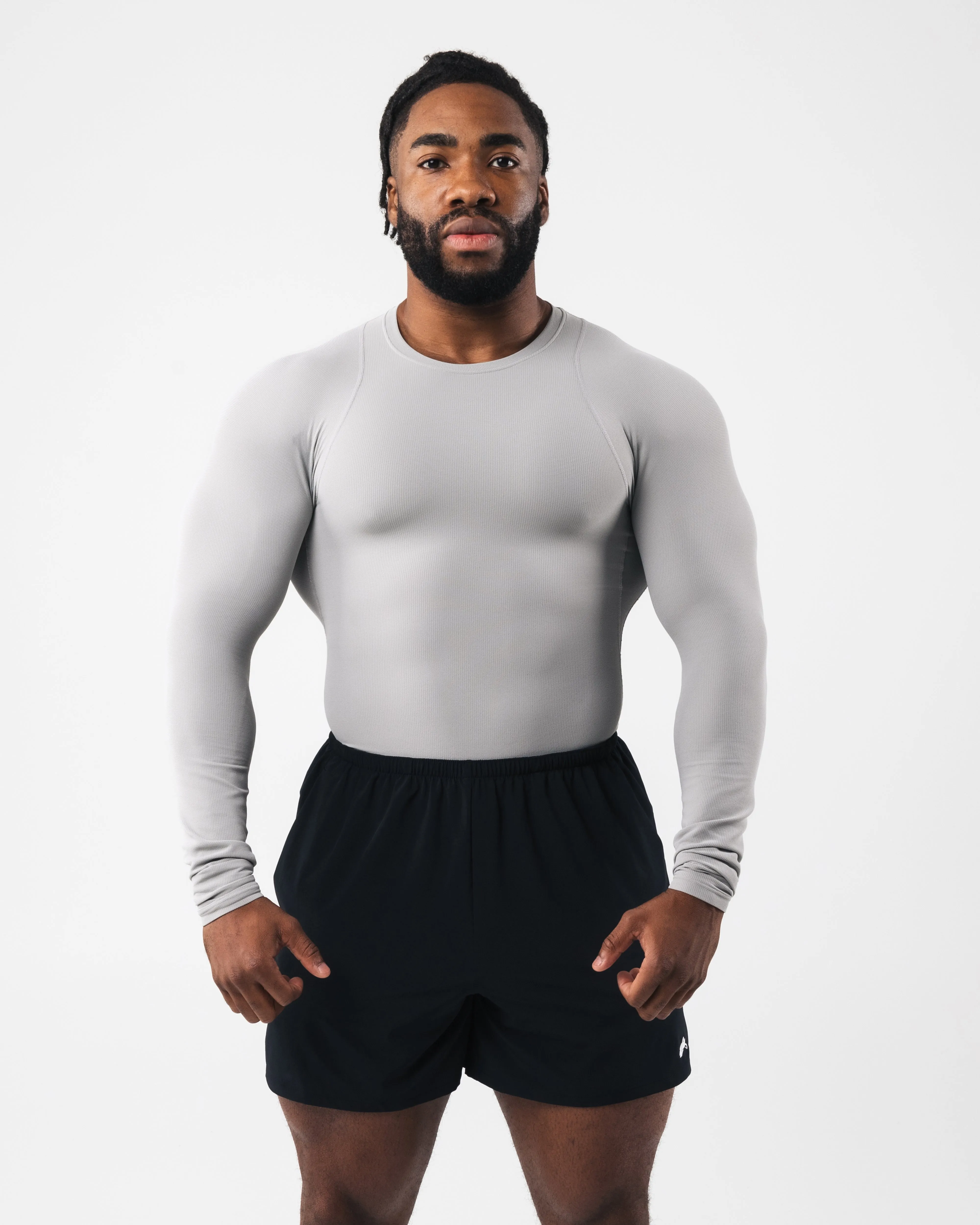 Power Long Sleeve - Chrome sold by Alphalete