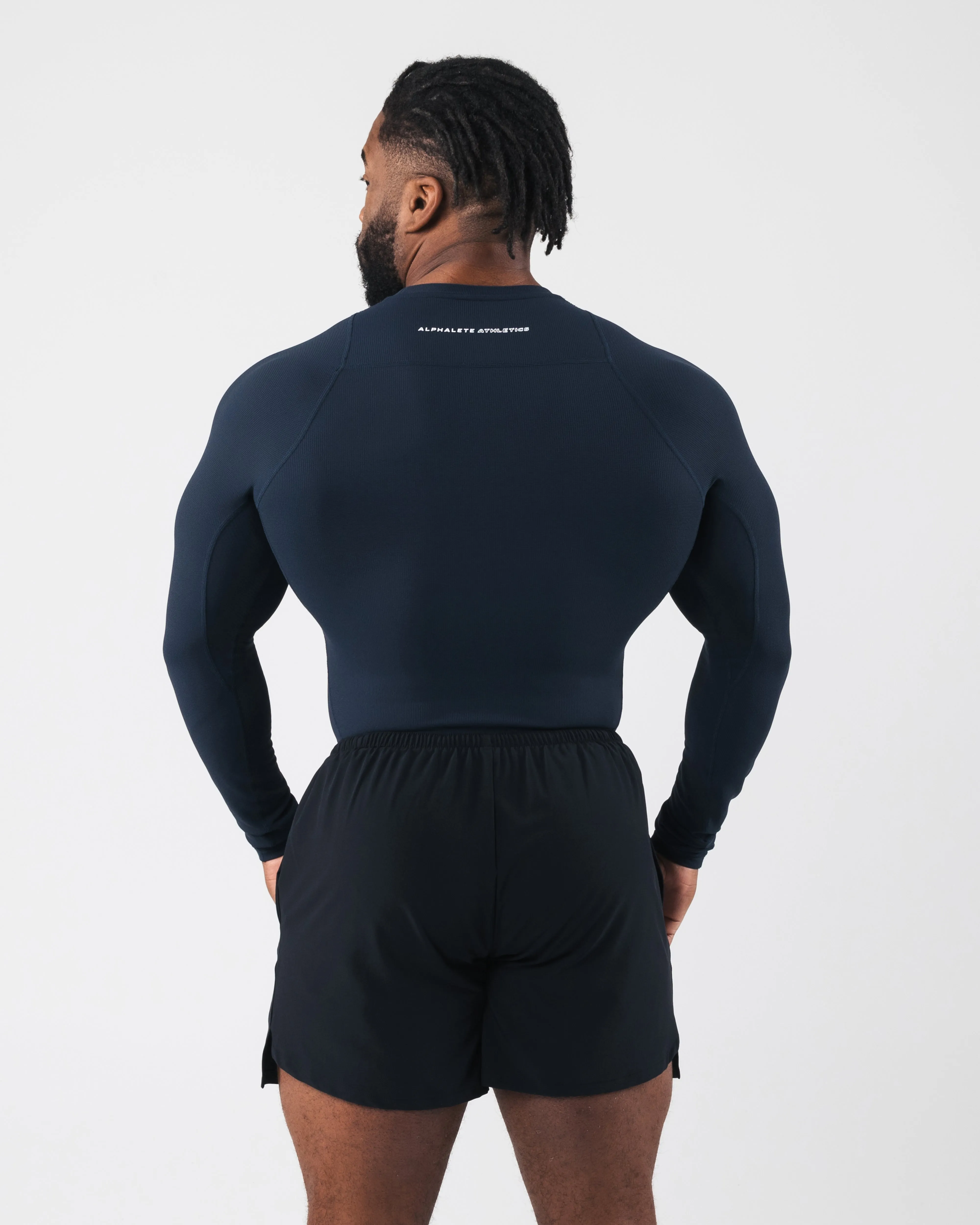 Power Long Sleeve - Deep Navy sold by Alphalete product image thumbnail 4