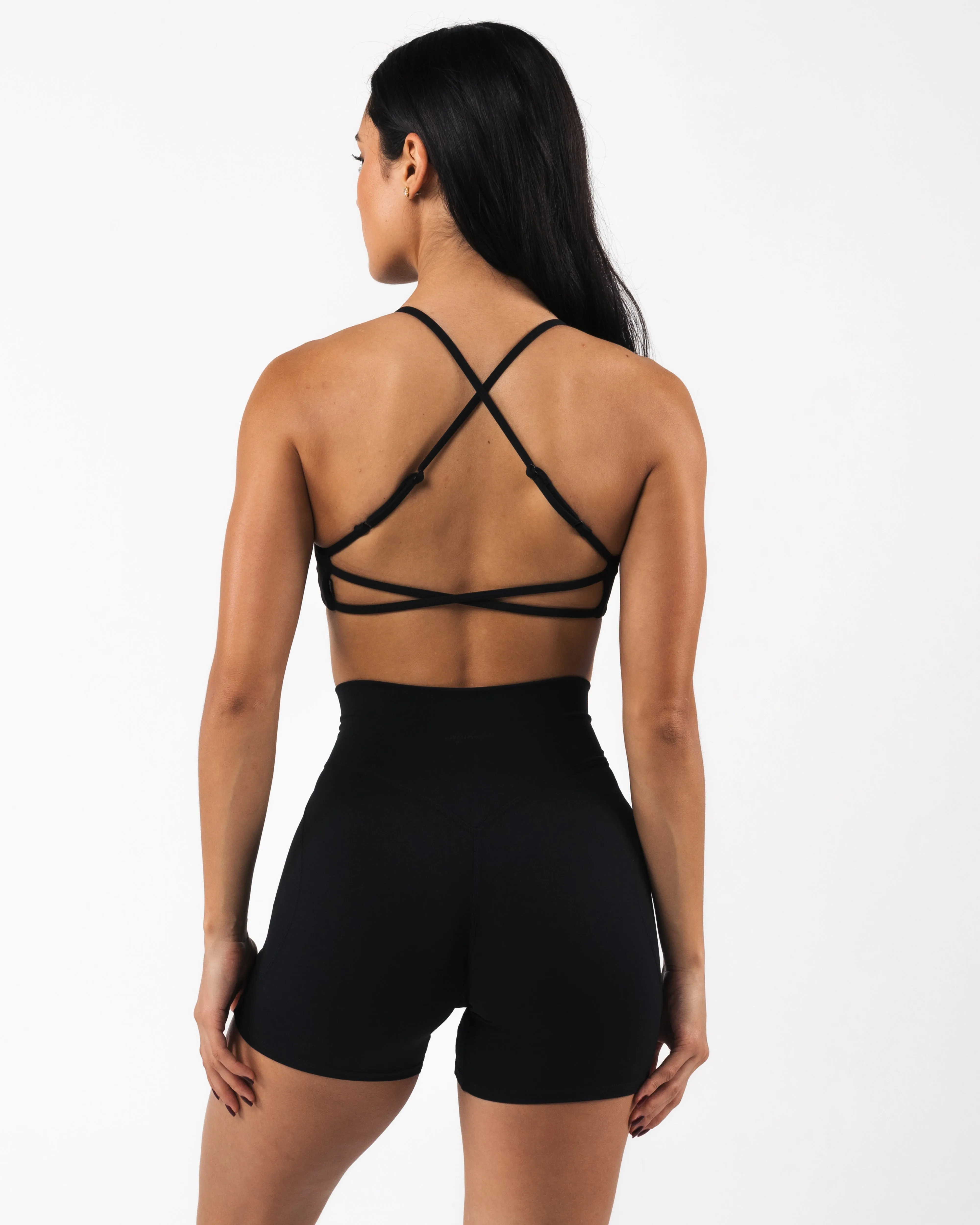 Aura Strappy Bra - Onyx sold by Alphalete product image thumbnail 2