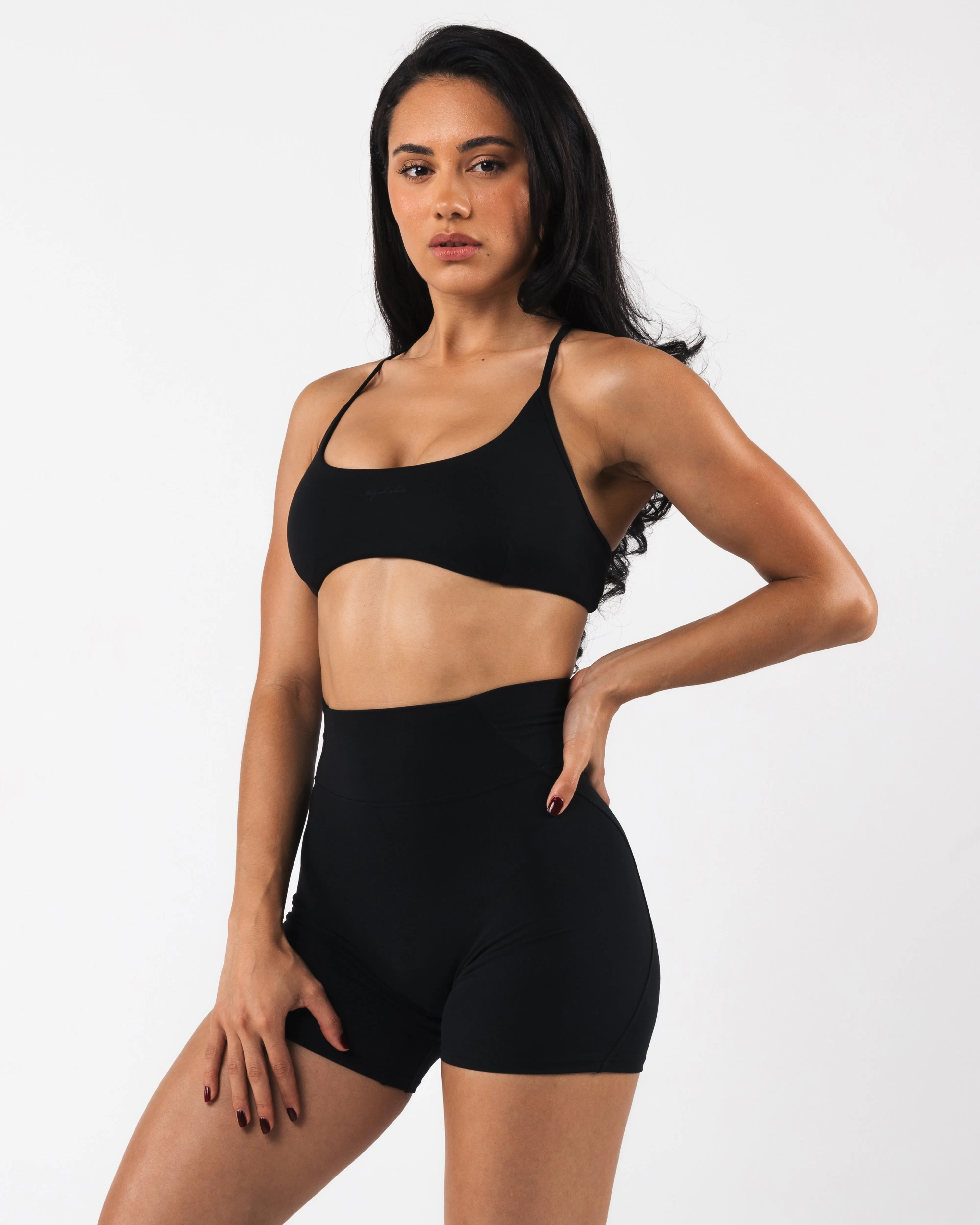 Aura Strappy Bra - Onyx sold by Alphalete product image thumbnail 4