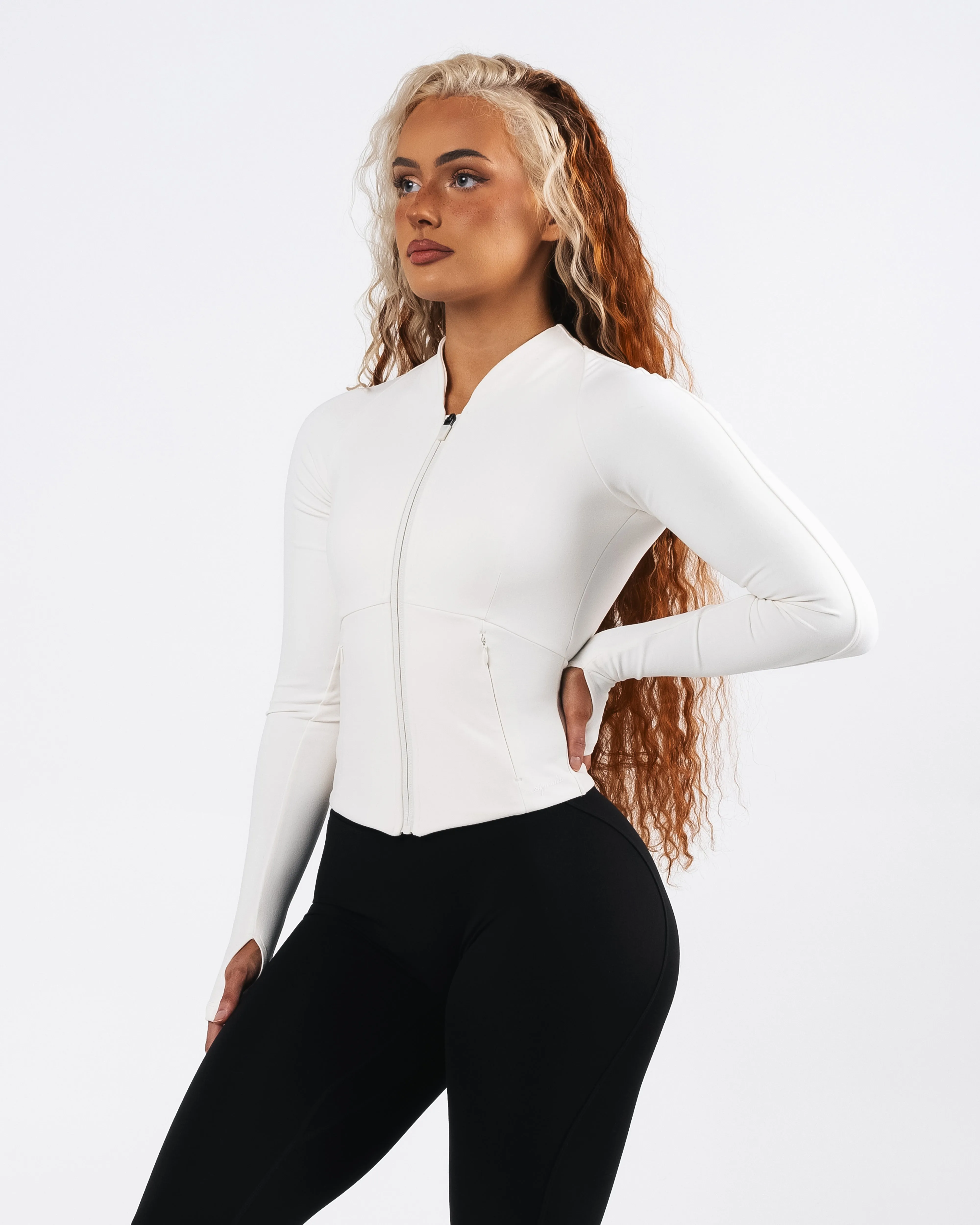 Aura Sculpt Jacket - Lace sold by Alphalete