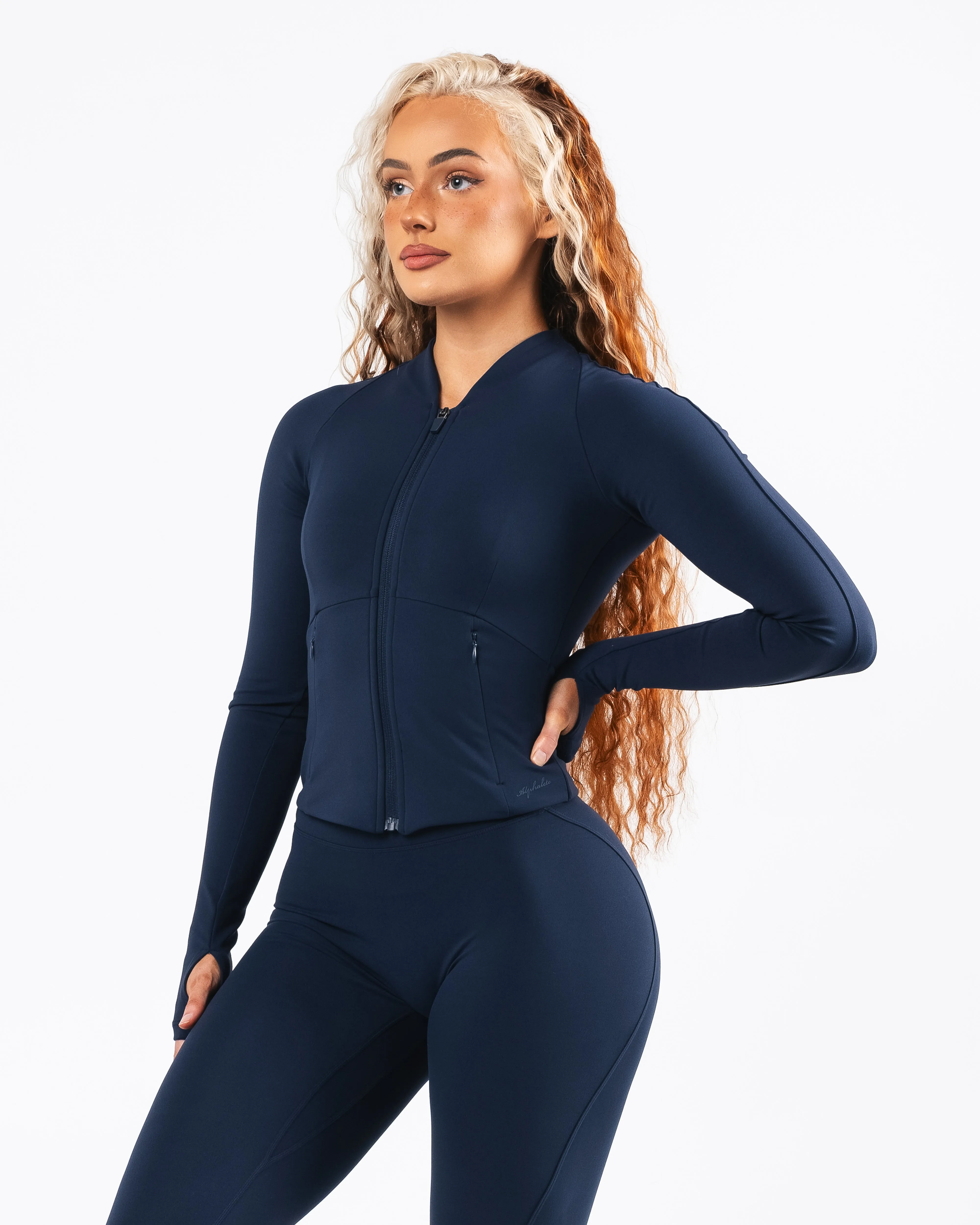 Aura Sculpt Jacket - Anchor sold by Alphalete