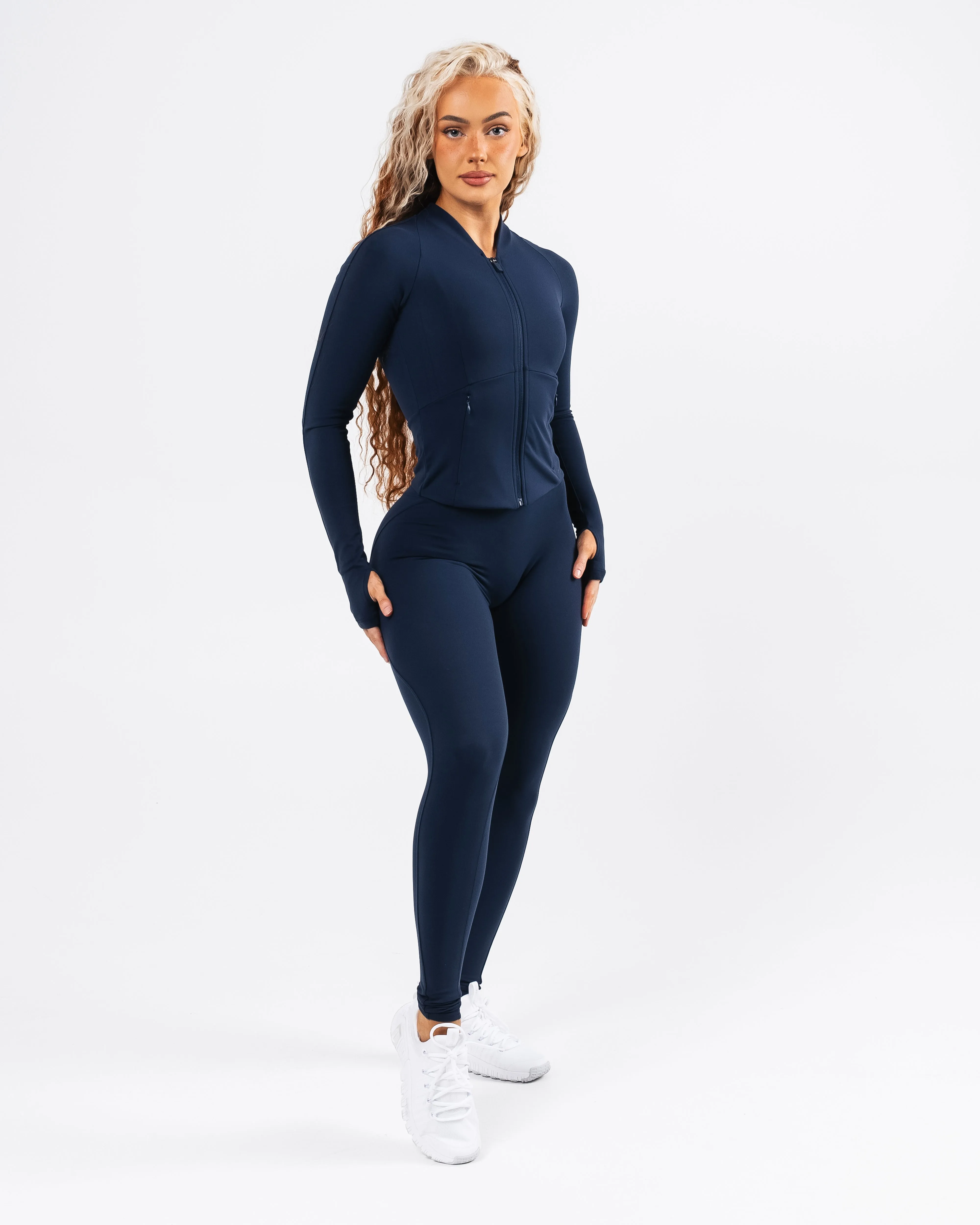 Aura Sculpt Jacket - Anchor sold by Alphalete product image thumbnail 2