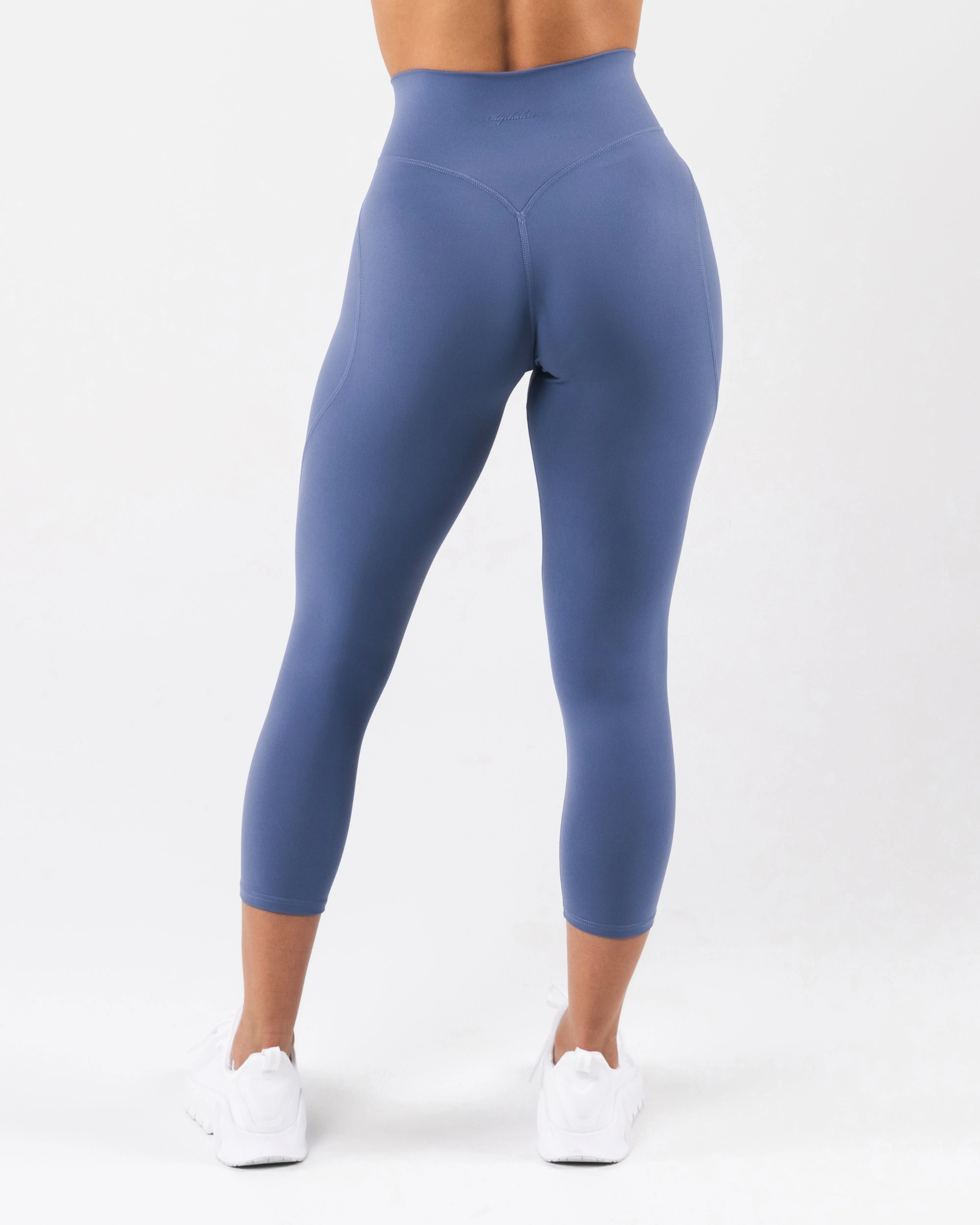 Aura Ultra-High Rise Capri - Dusty Blue sold by Alphalete product image thumbnail 4