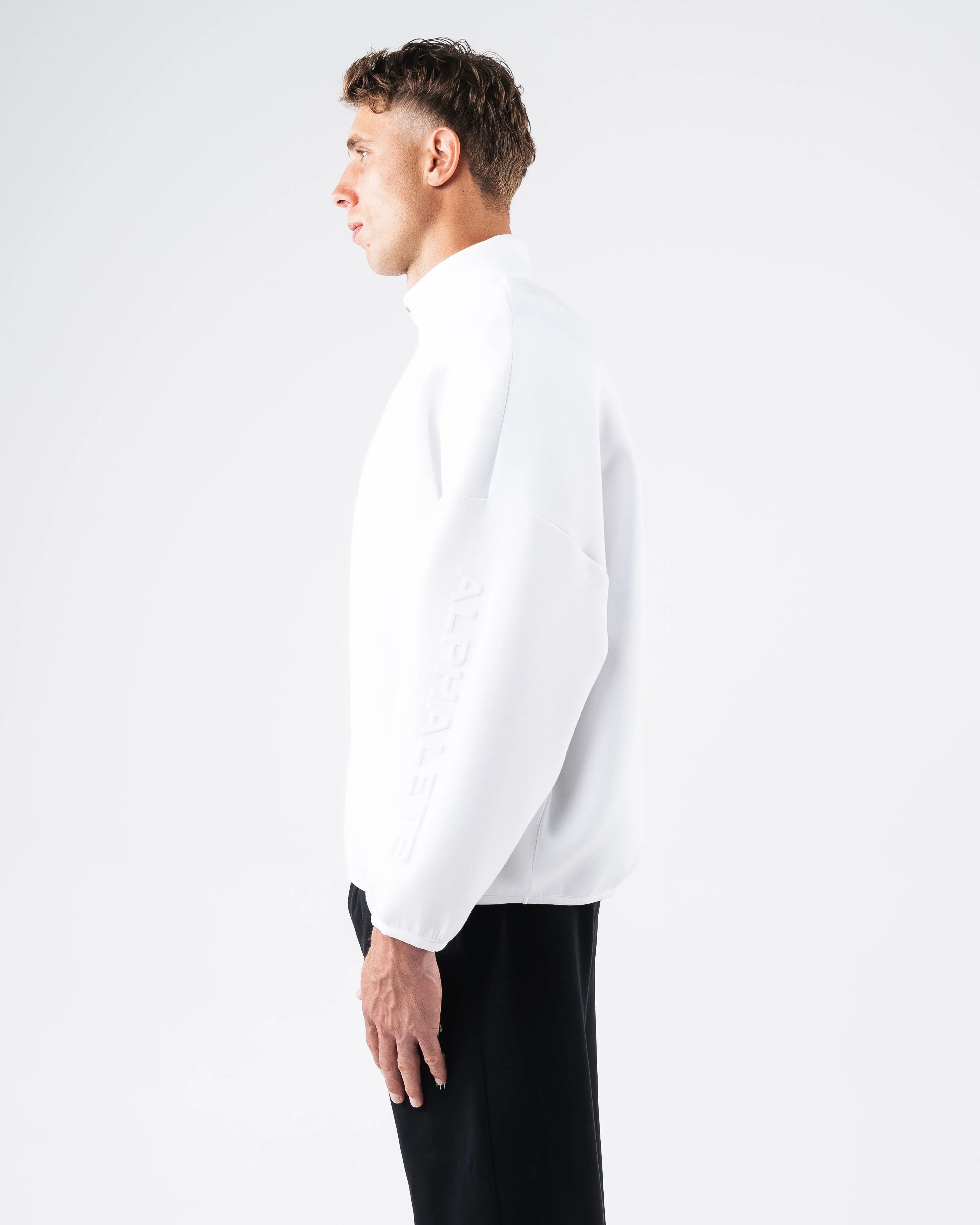 ELMTS Quarter Zip - White sold by Alphalete product image thumbnail 4