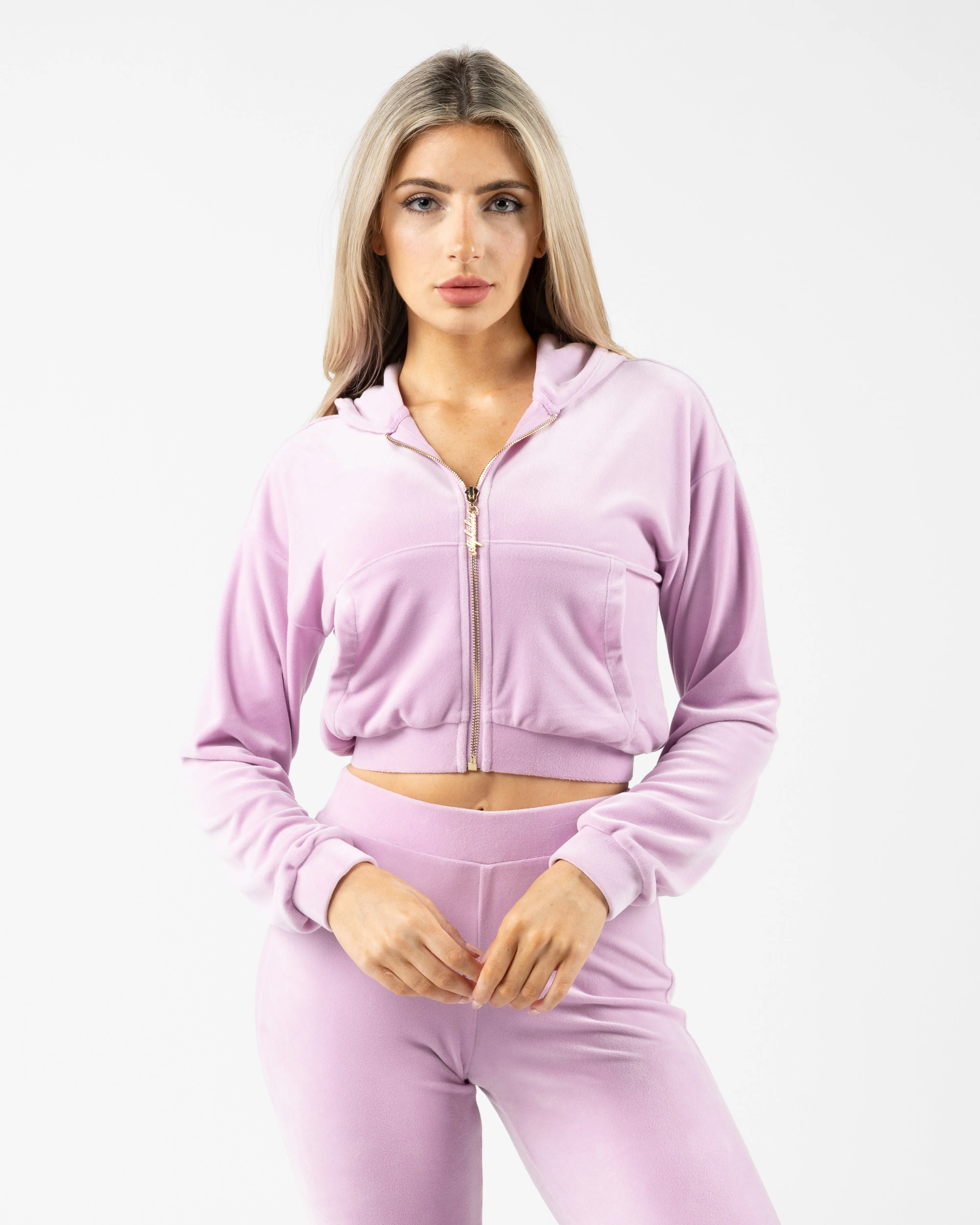 Velour Zip Hoodie - Poise sold by Alphalete