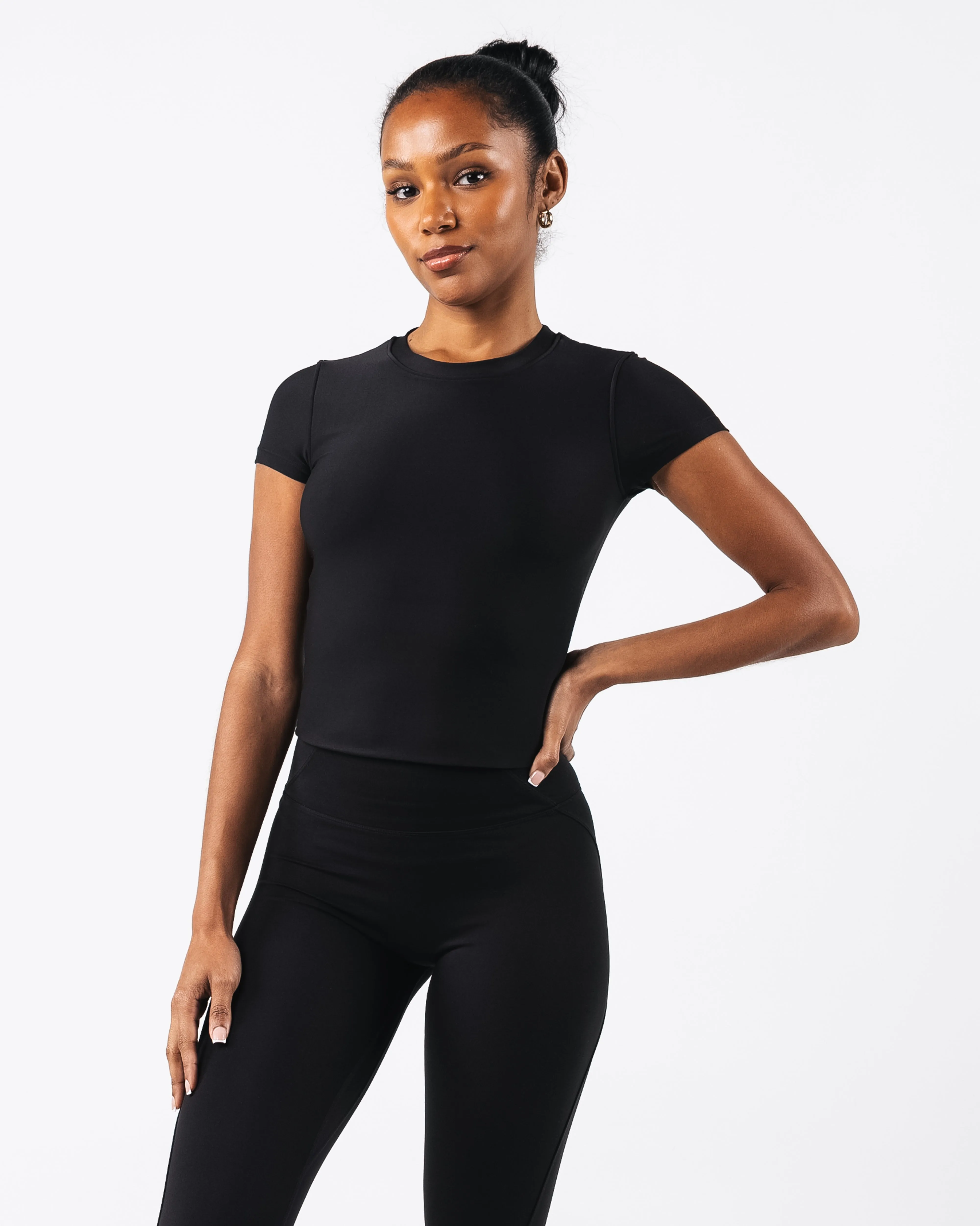 Basics Tee - Black sold by Alphalete product image thumbnail 3