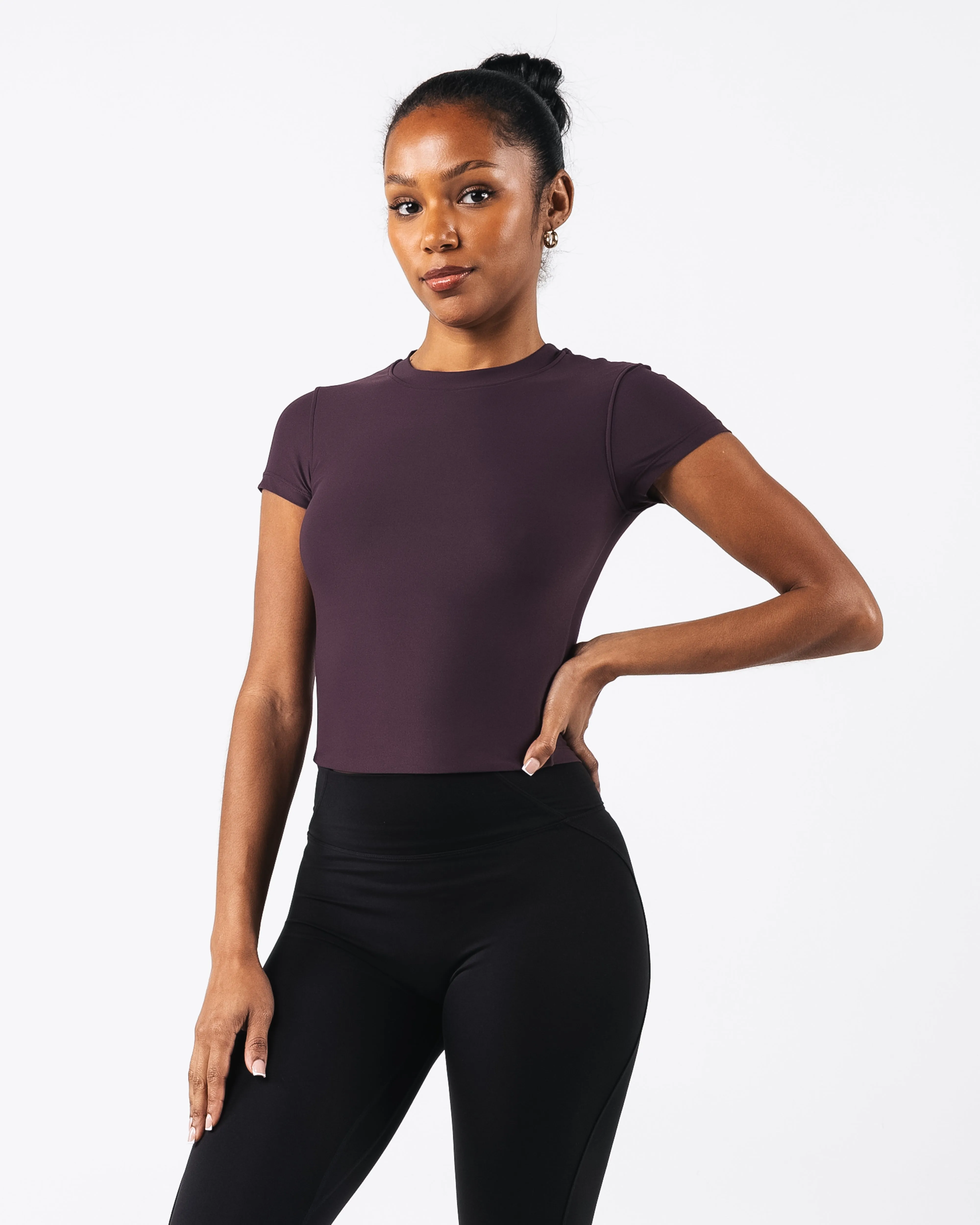 Basics Tee - Black Garnet sold by Alphalete product image thumbnail 3