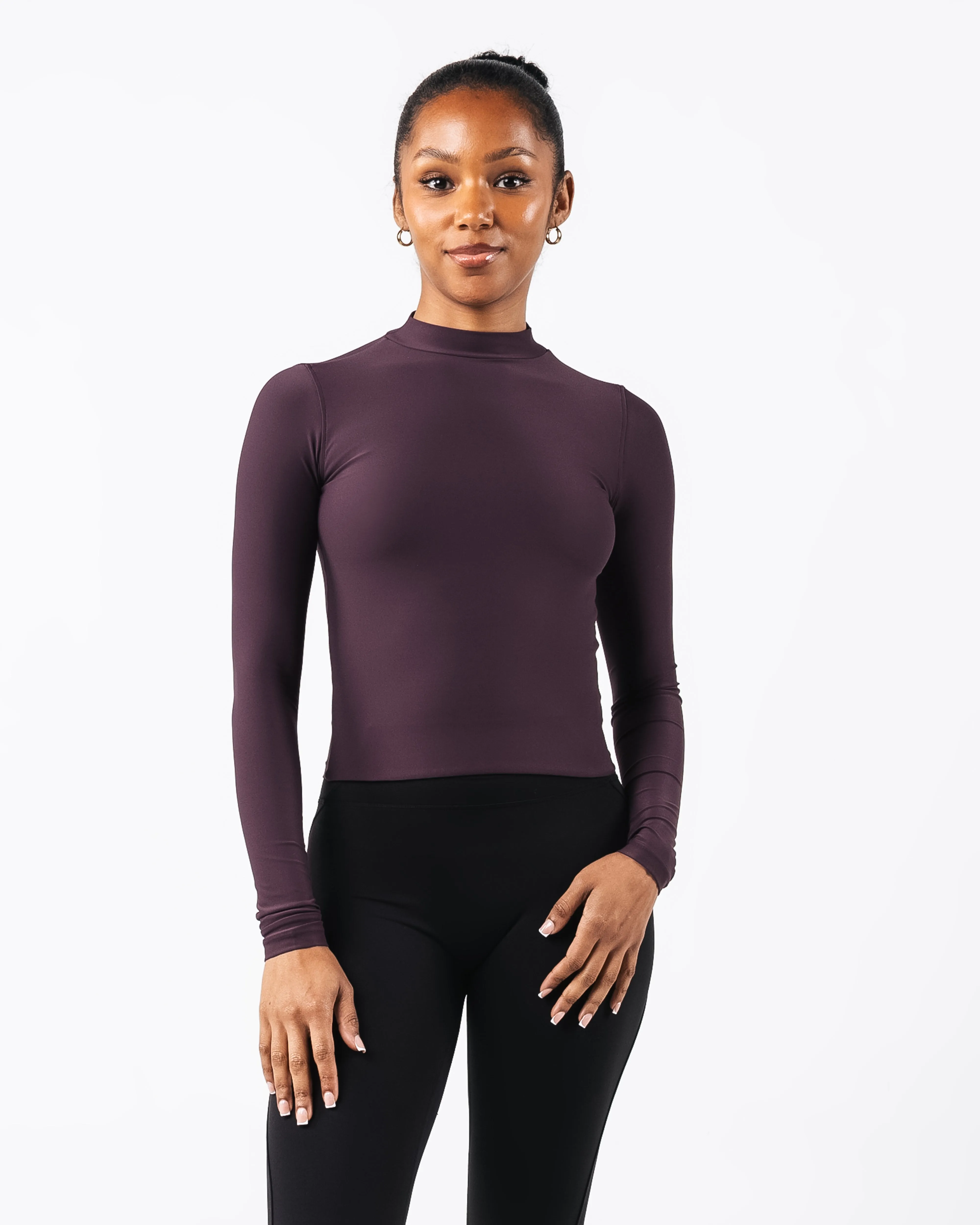 Basics Turtleneck - Black Garnet sold by Alphalete