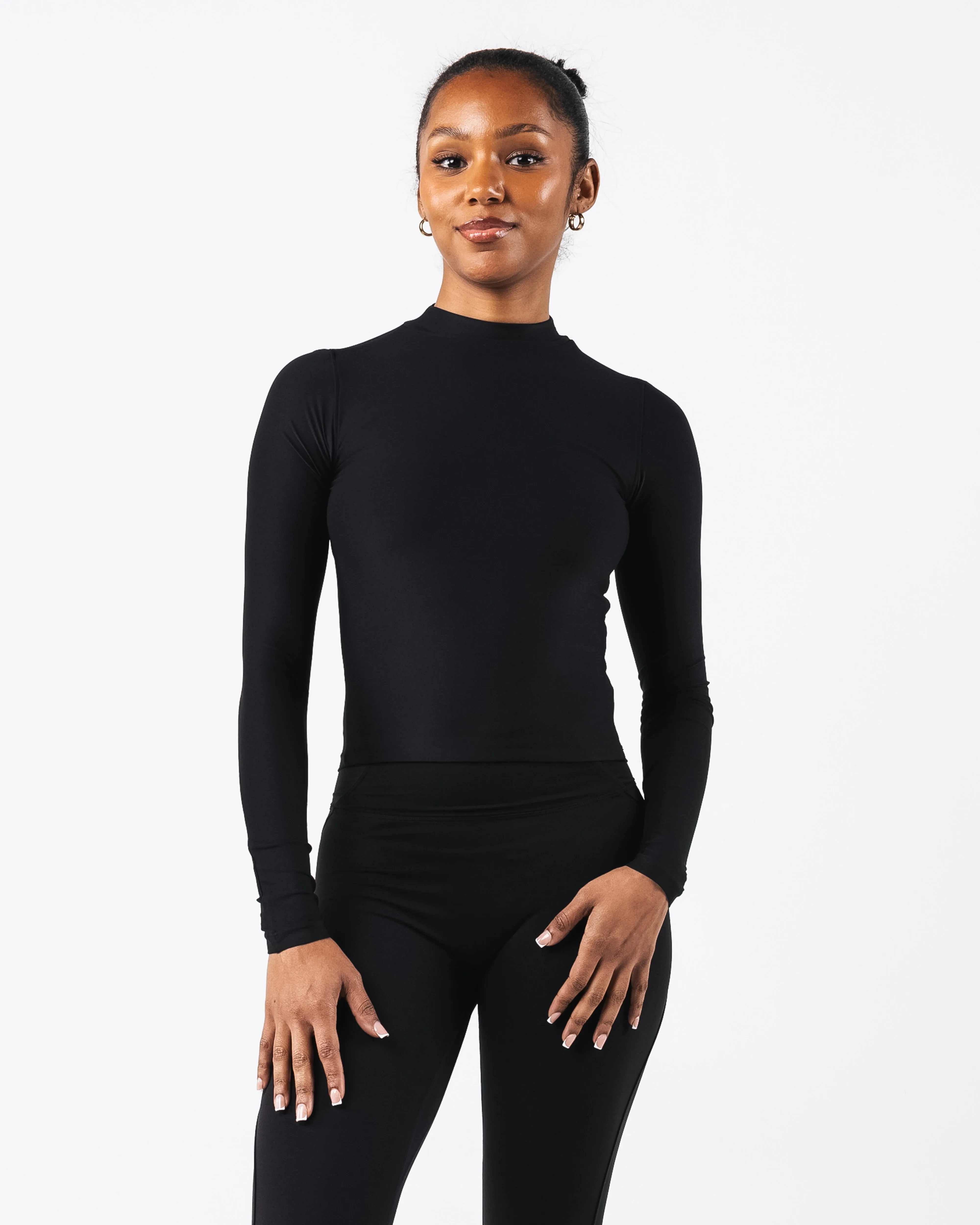 Basics Turtleneck - Black sold by Alphalete
