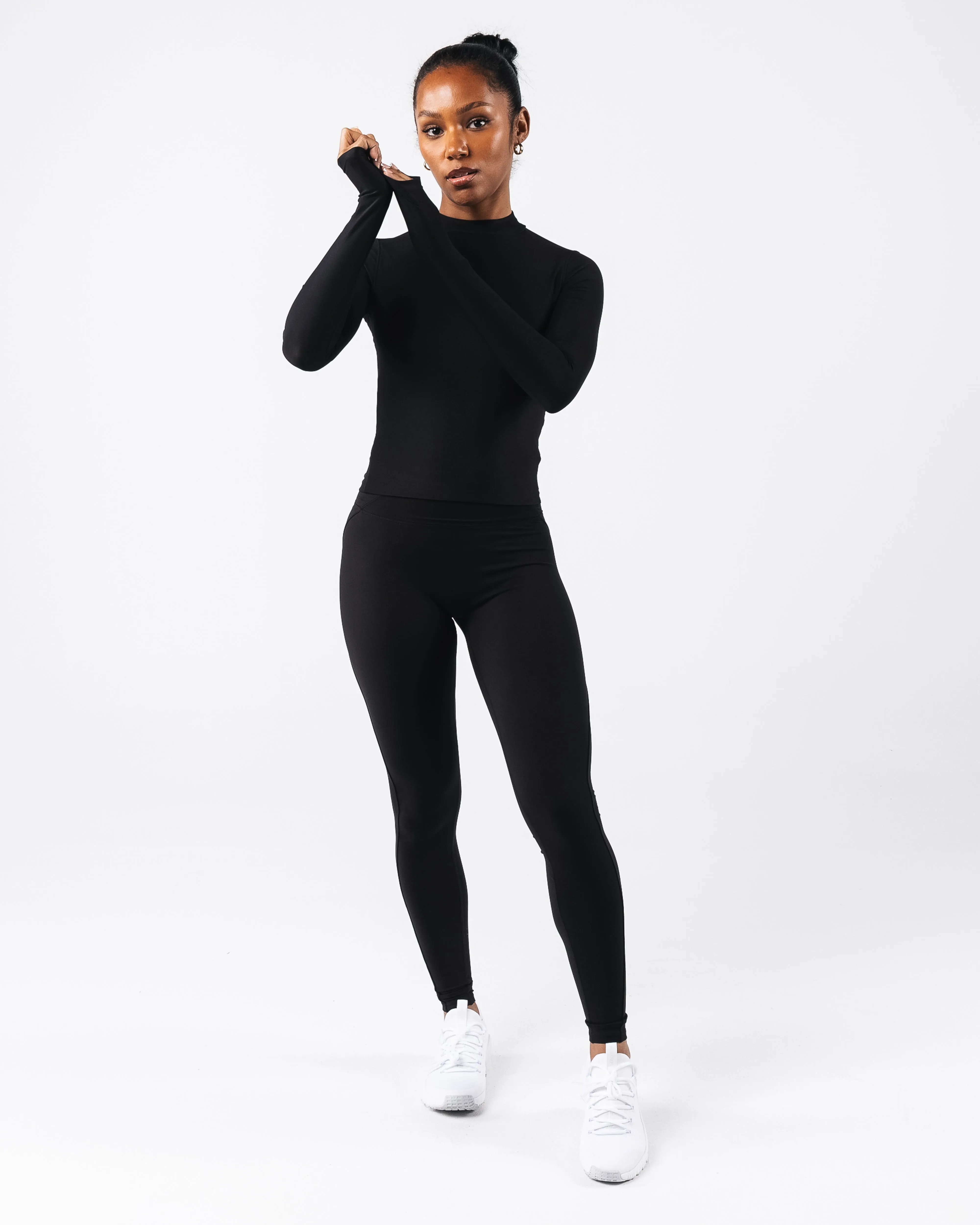 Basics Turtleneck - Black sold by Alphalete product image thumbnail 2